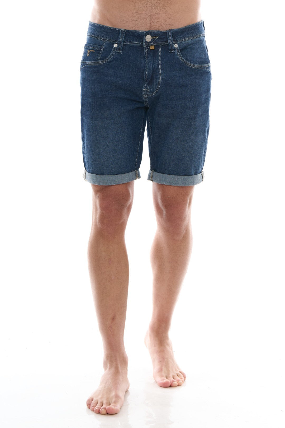 Bermuda Basic Denim Light Scuro