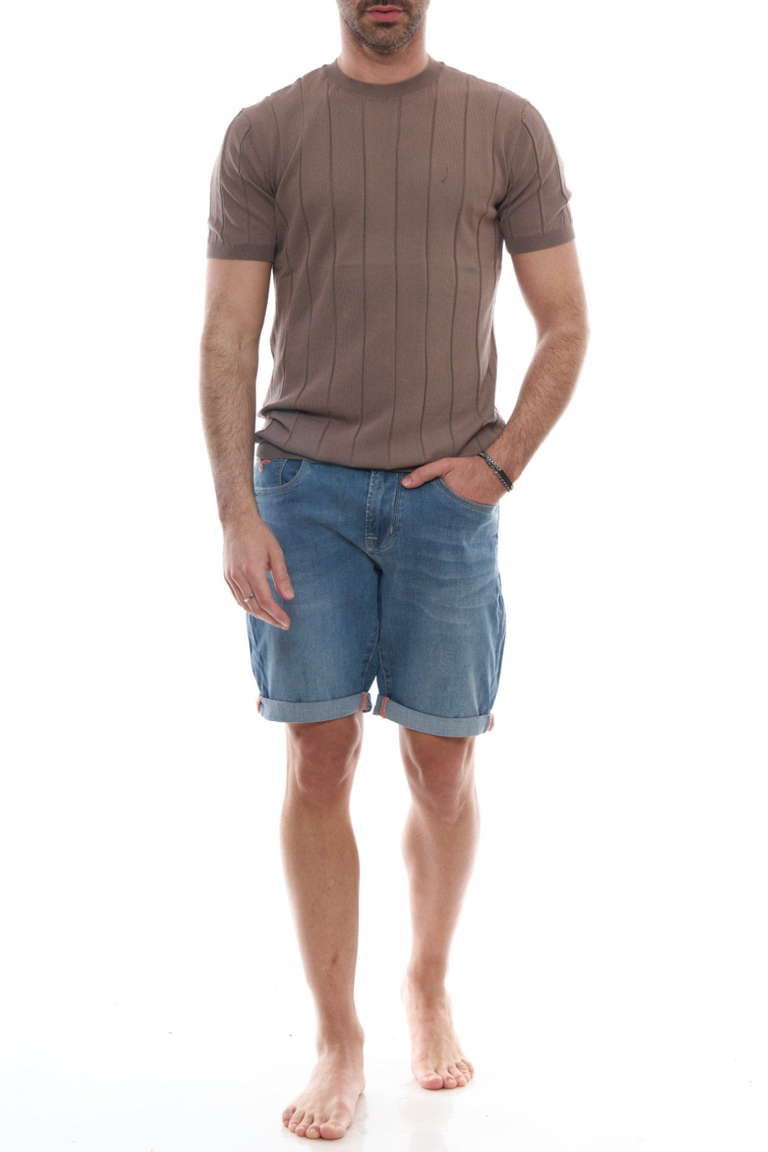 Bermuda Basic Denim Light Chiaro