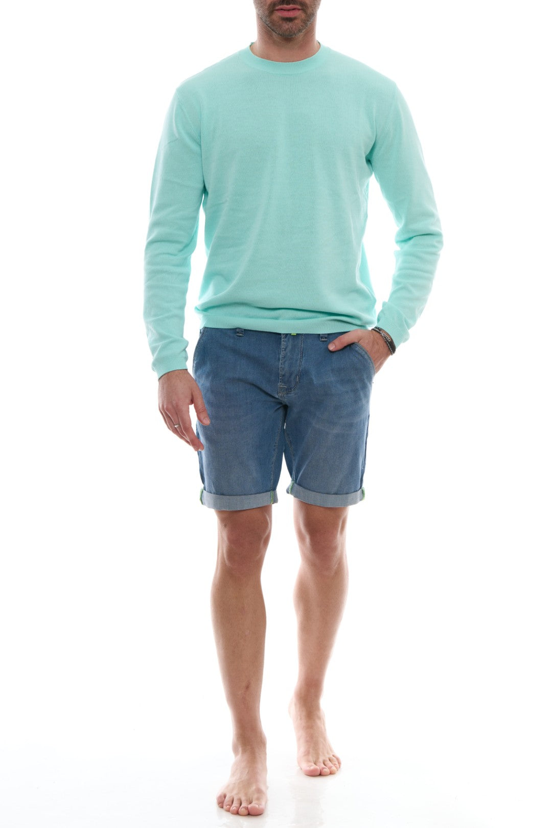 Bermuda Tasca America Denim Light Chiaro