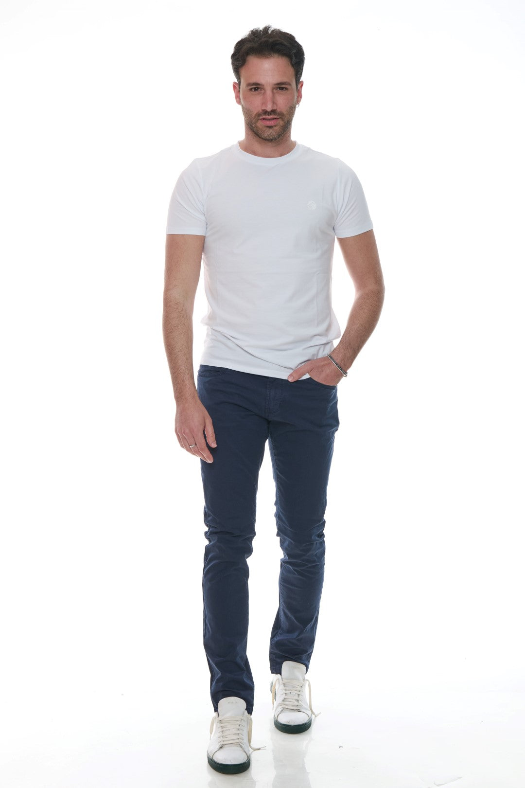 Pantalone 5 tasche Basic Cotone