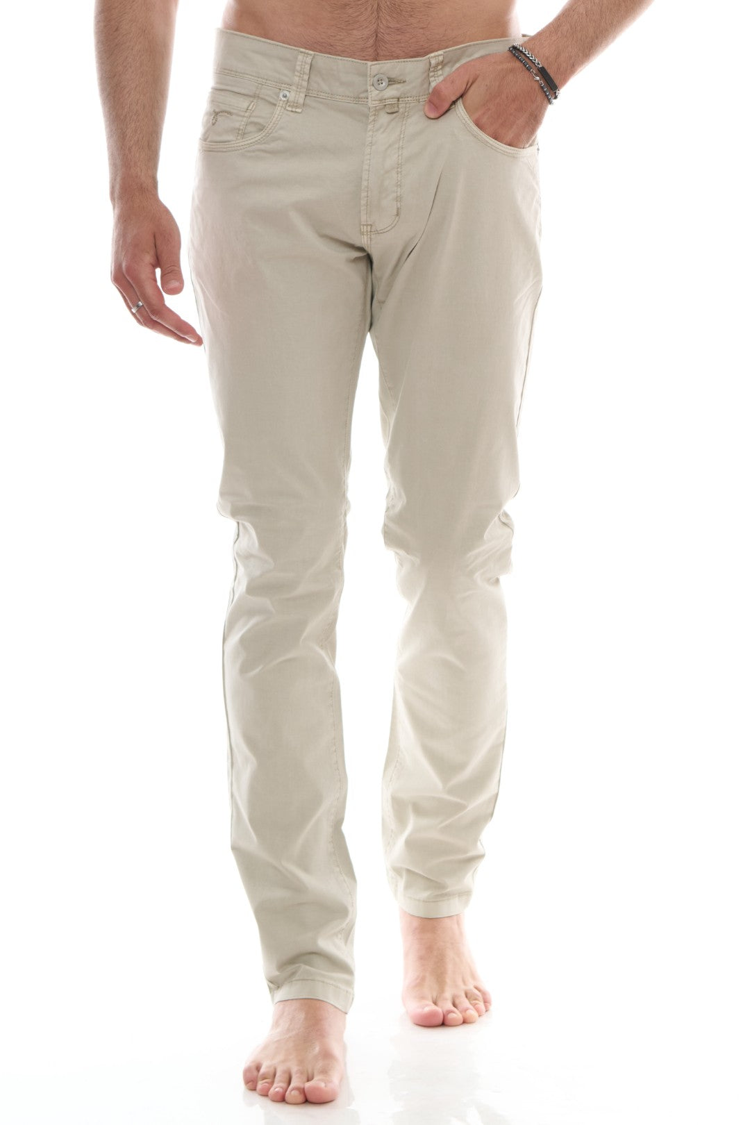 Pantalone 5 tasche Basic Cotone