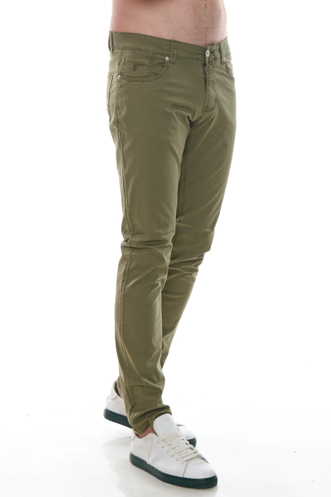 Pantalone 5 tasche Basic Cotone