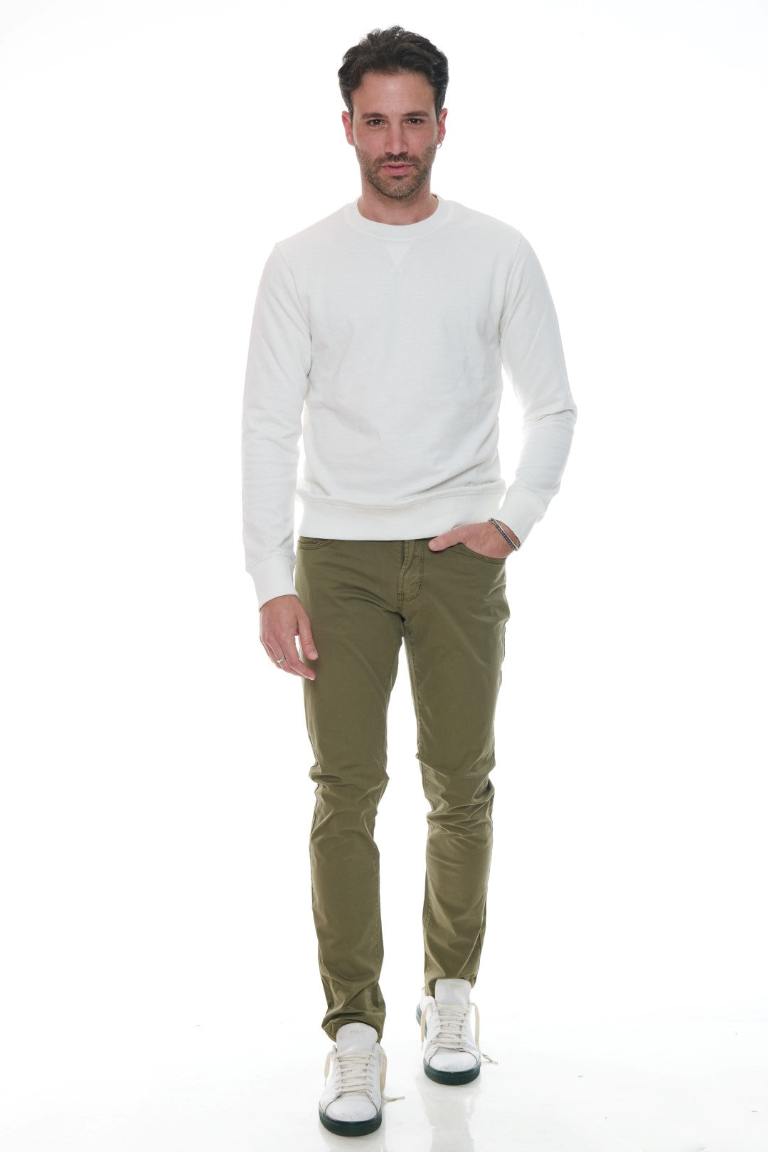 Pantalone 5 tasche Basic Cotone