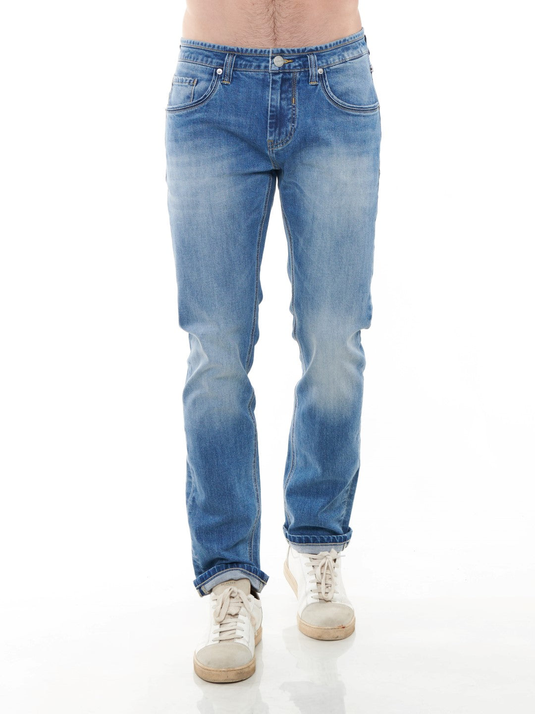 Jeans 5 tasche Stone Wash