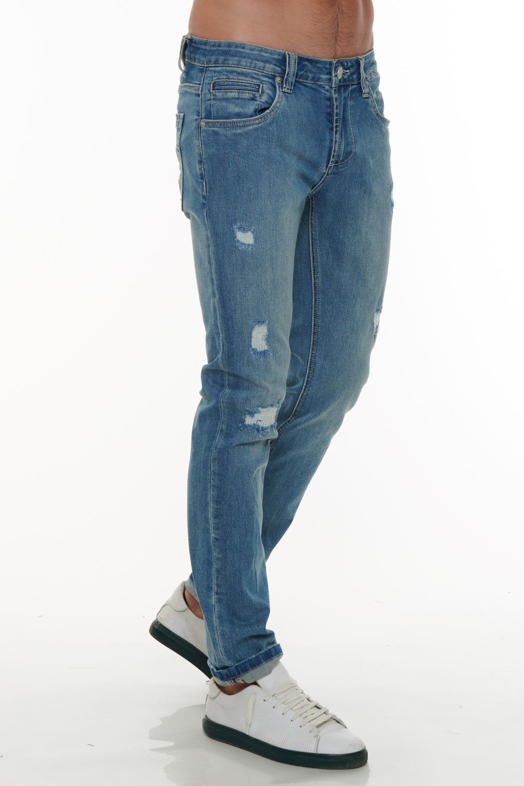 Jeans con rotture
