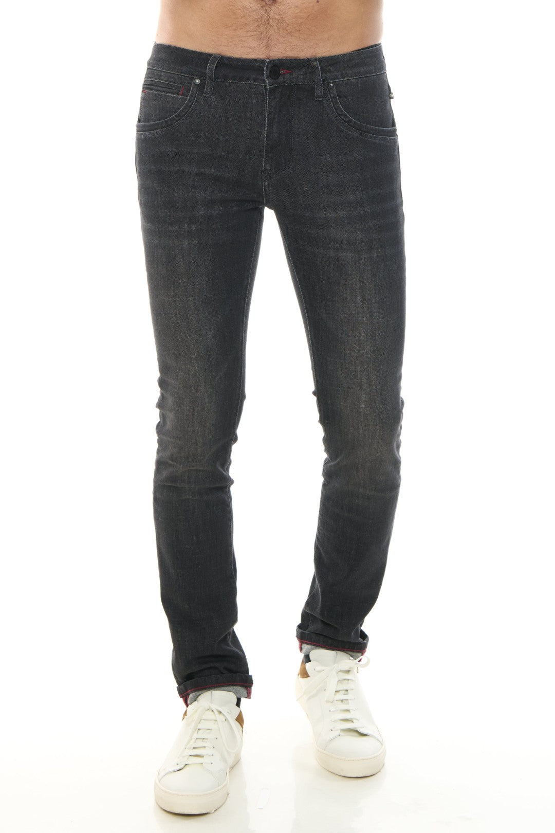 5 Pocket Jeans Denim Grey