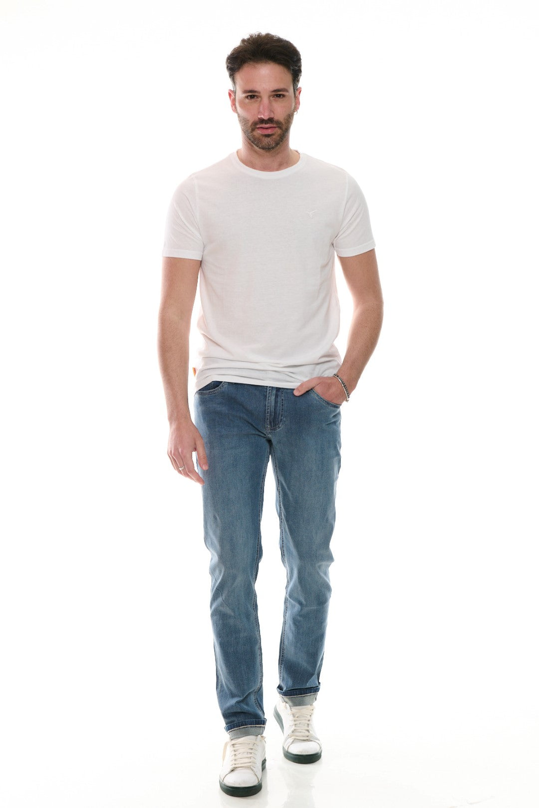 Jeans s tasche Regular denim light