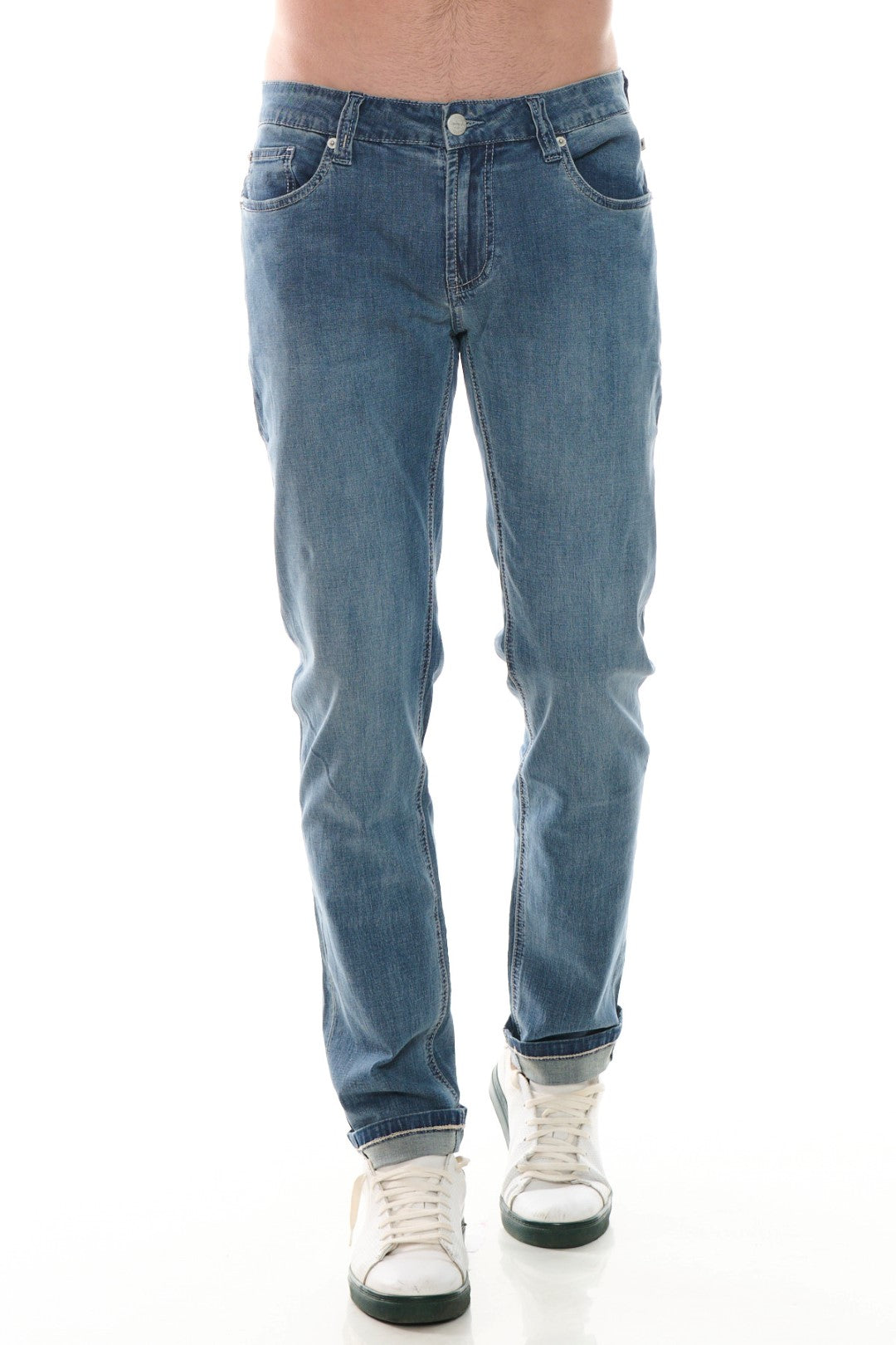 Jeans s tasche Regular denim light