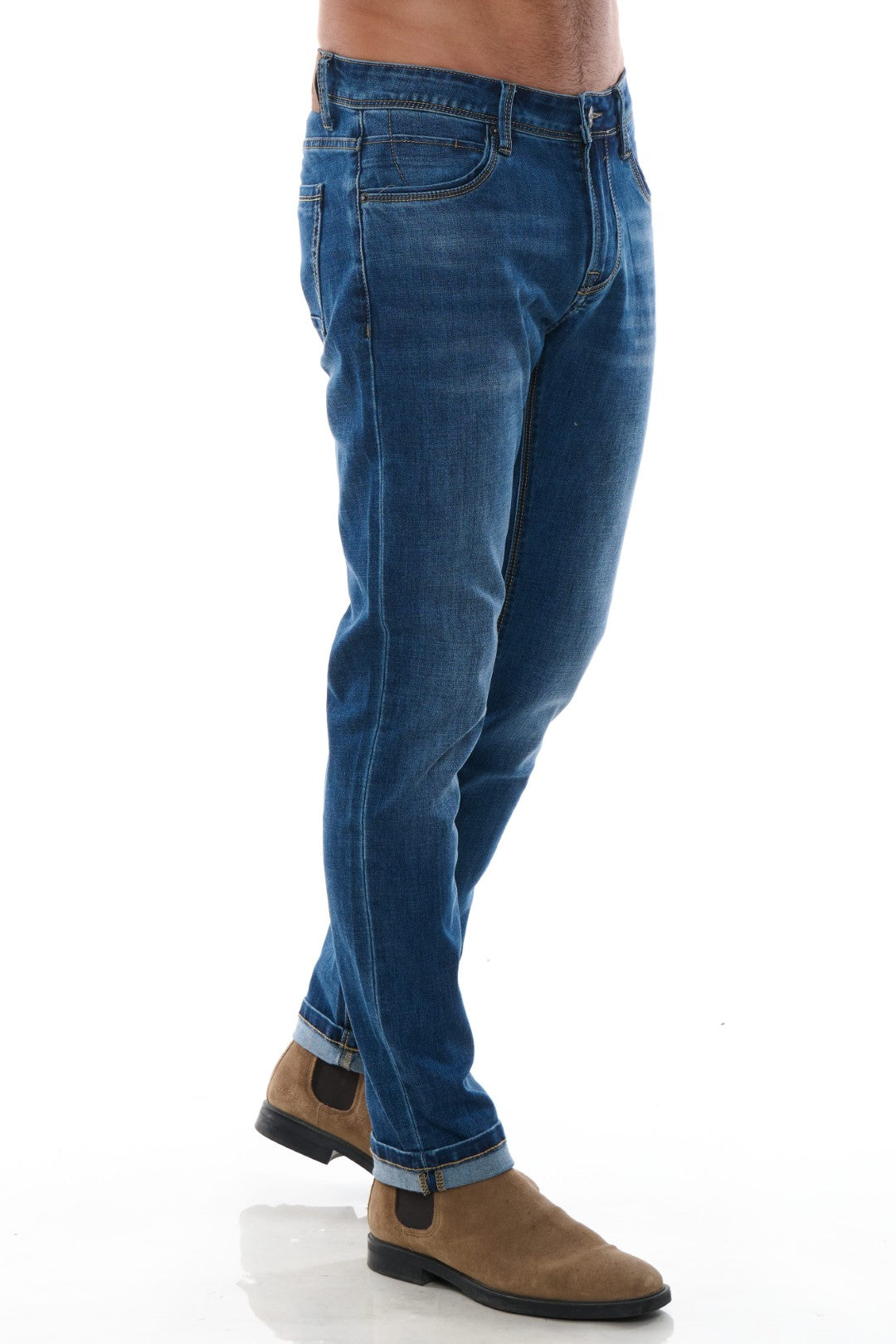 Jeans con tasche bordate
