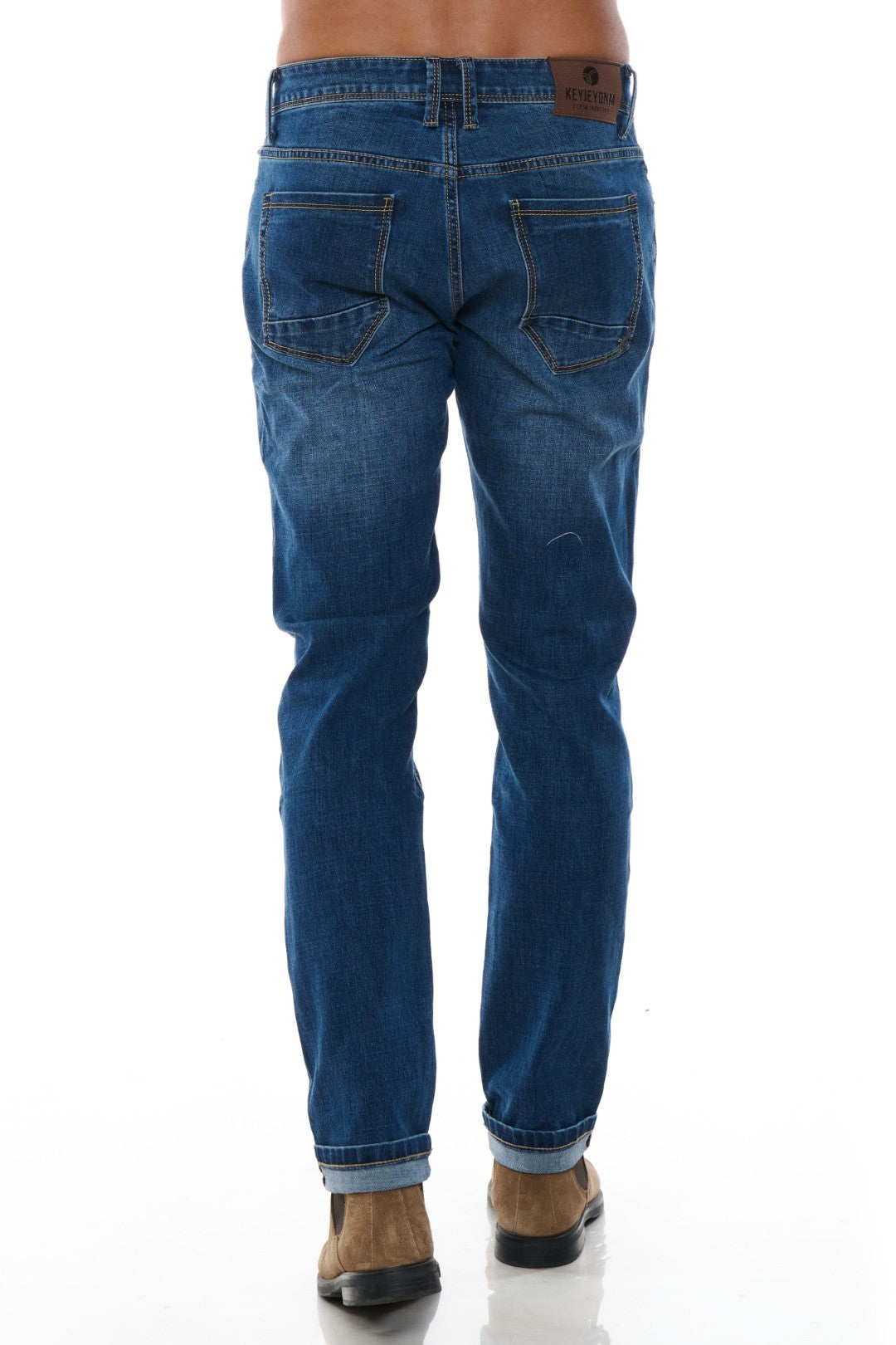 Jeans con tasche bordate
