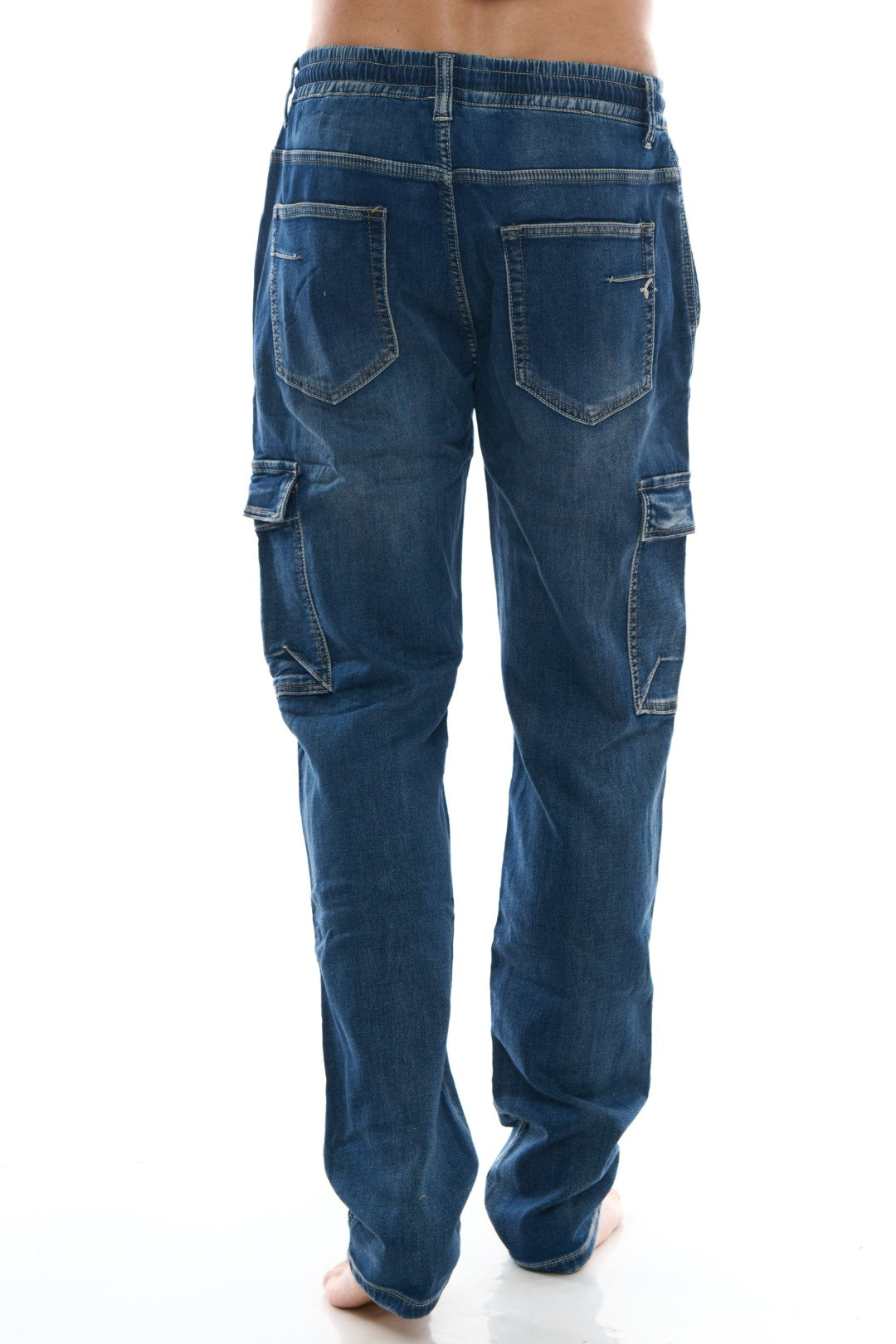 Jeans Cargo con coulisse