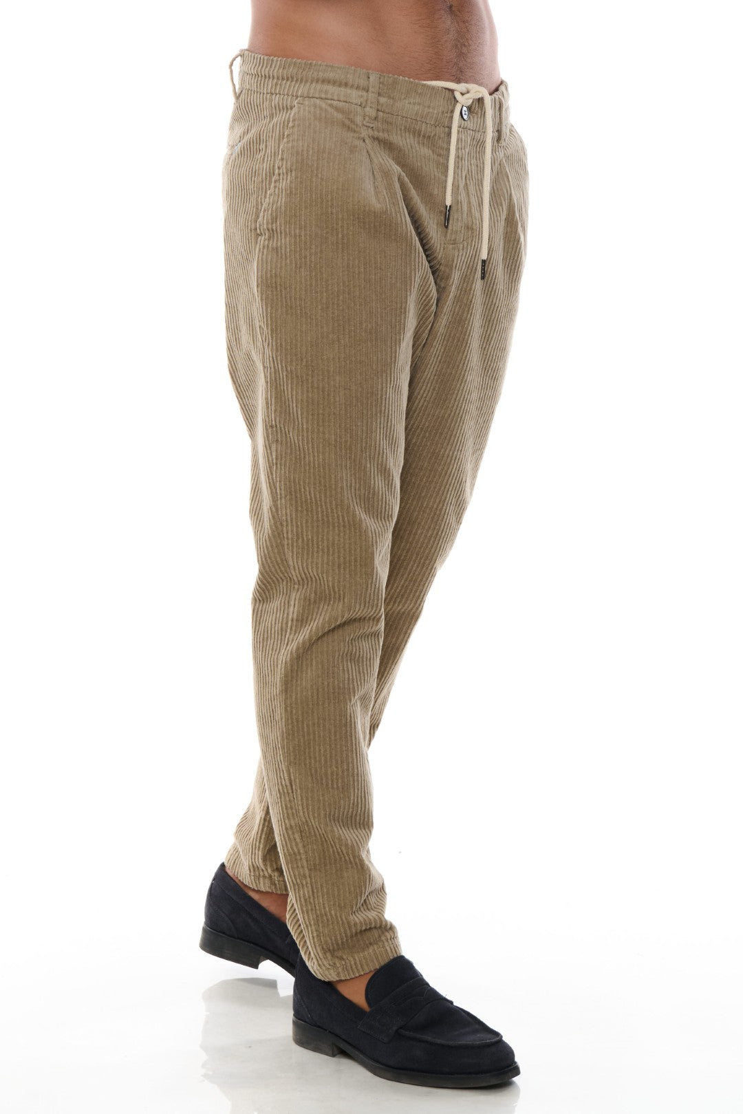 Pantalone con Coulisse Velluto a Coste