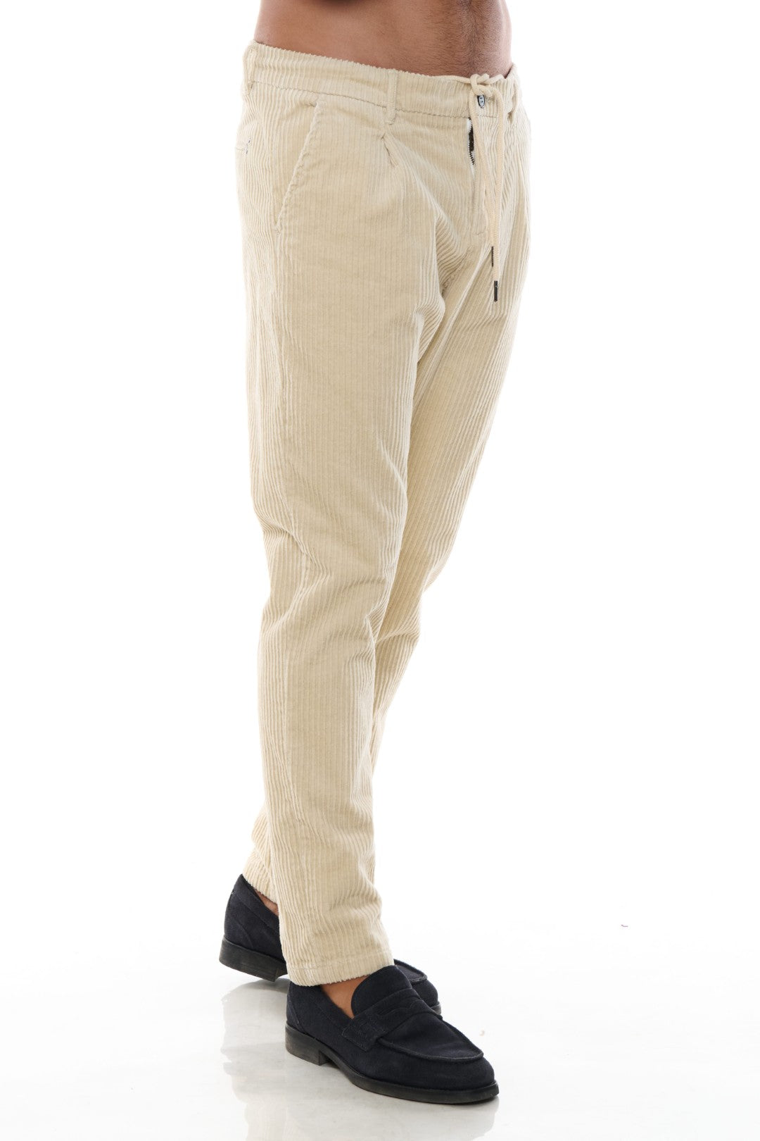 Pantalone con Coulisse Velluto a Coste