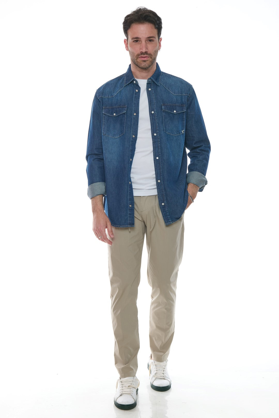 Pantalone Tasca America Coulisse Cotone Leggero