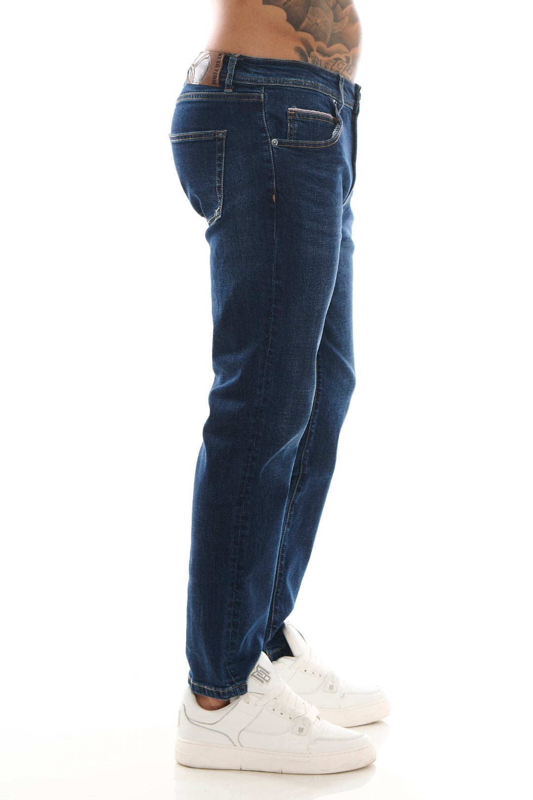 Jeans 5 tasche Carrot Scuro