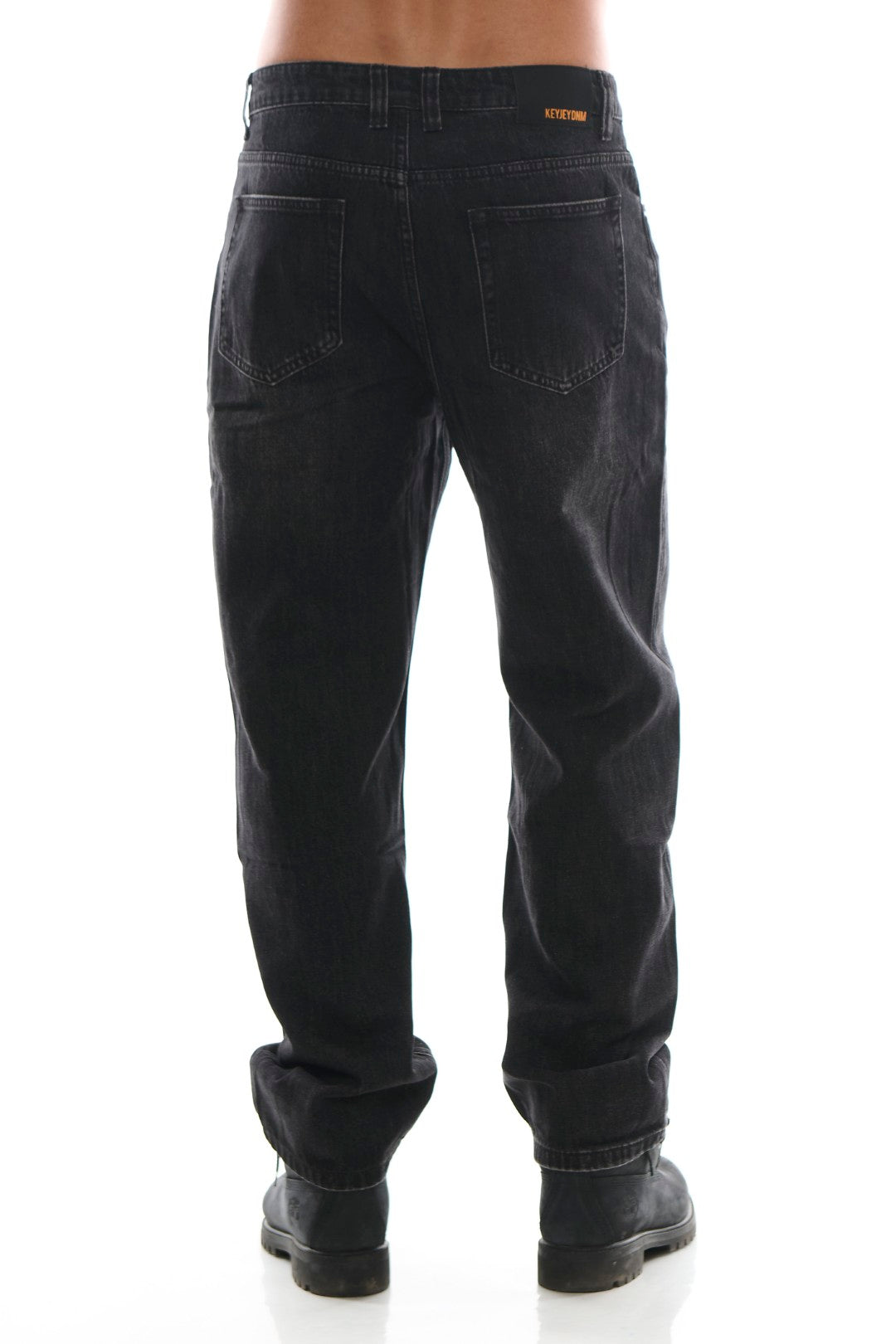 Jeans 5 tasche Baggy Denim Nero