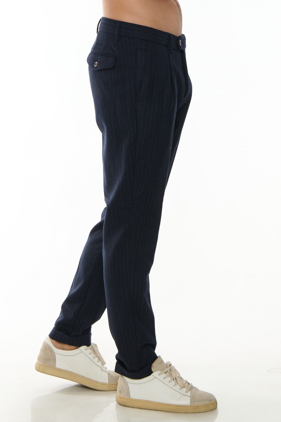 Pantalone Tasca America Misto Lana
