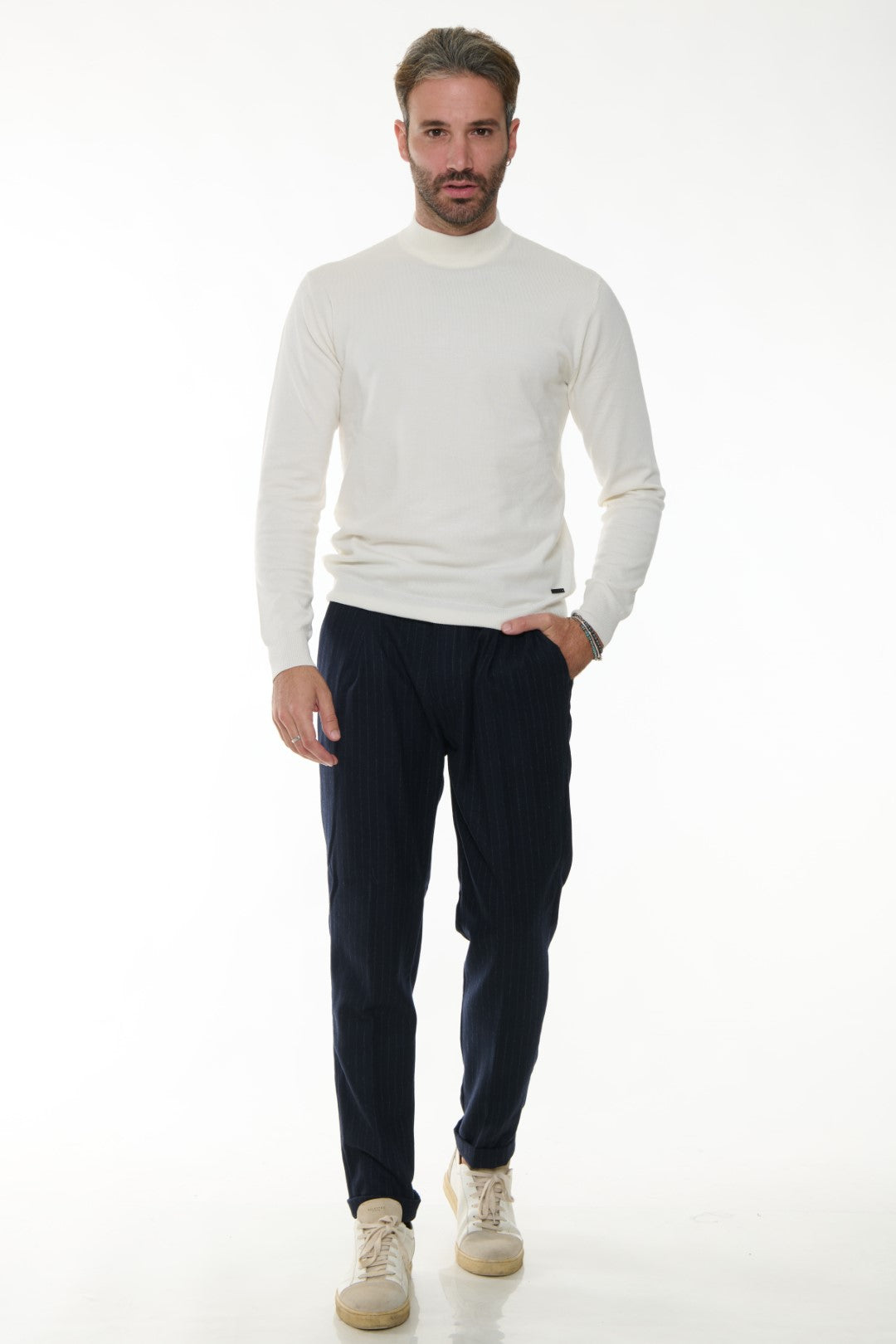 Pantalone Tasca America Misto Lana