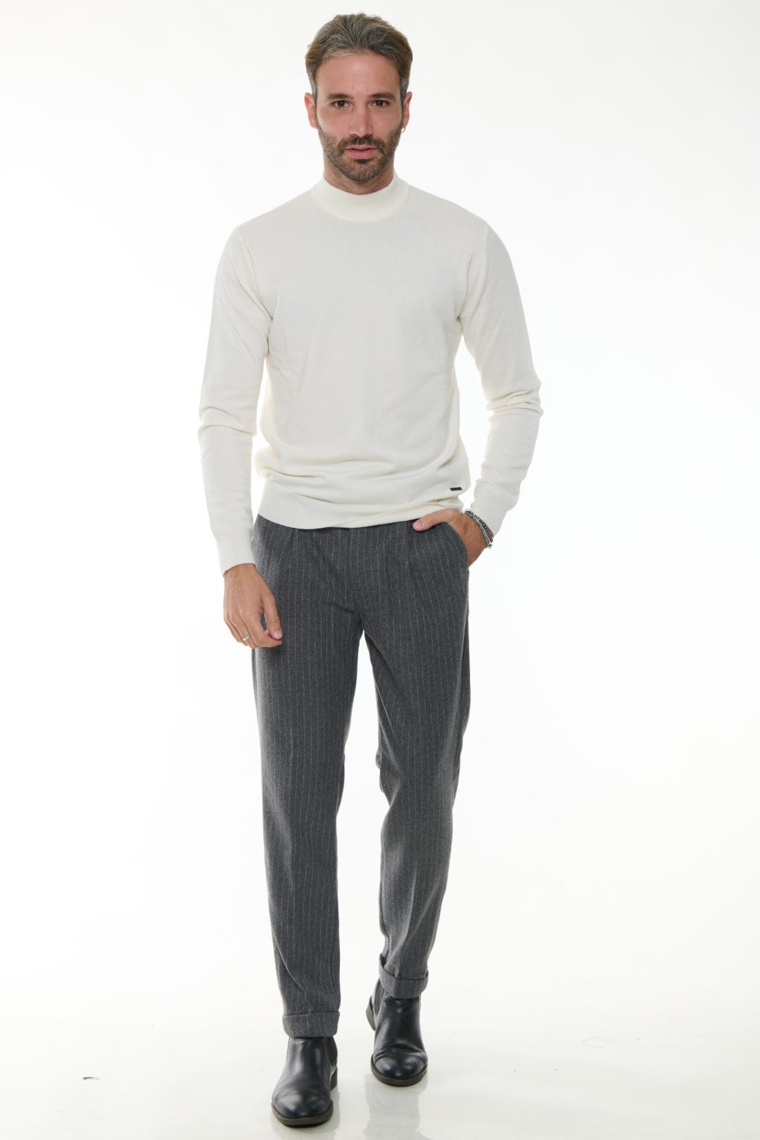 Pantalone Tasca America Misto Lana
