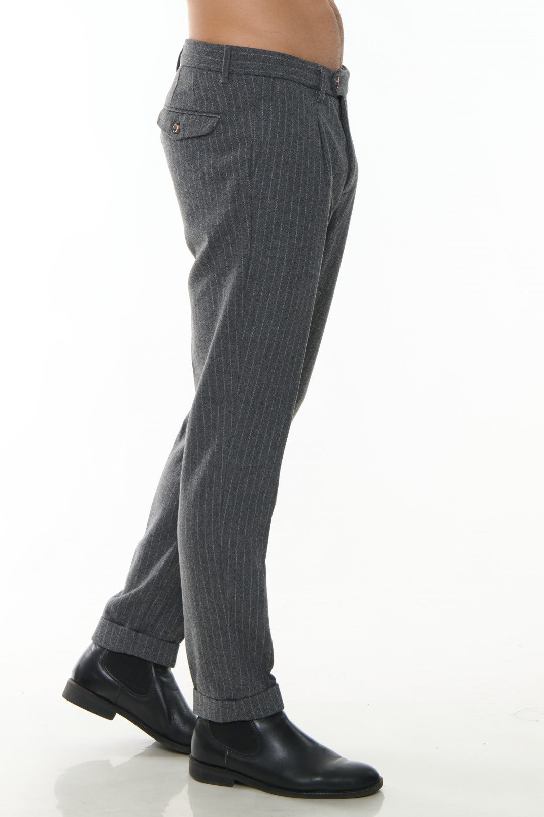 Pantalone Tasca America Misto Lana