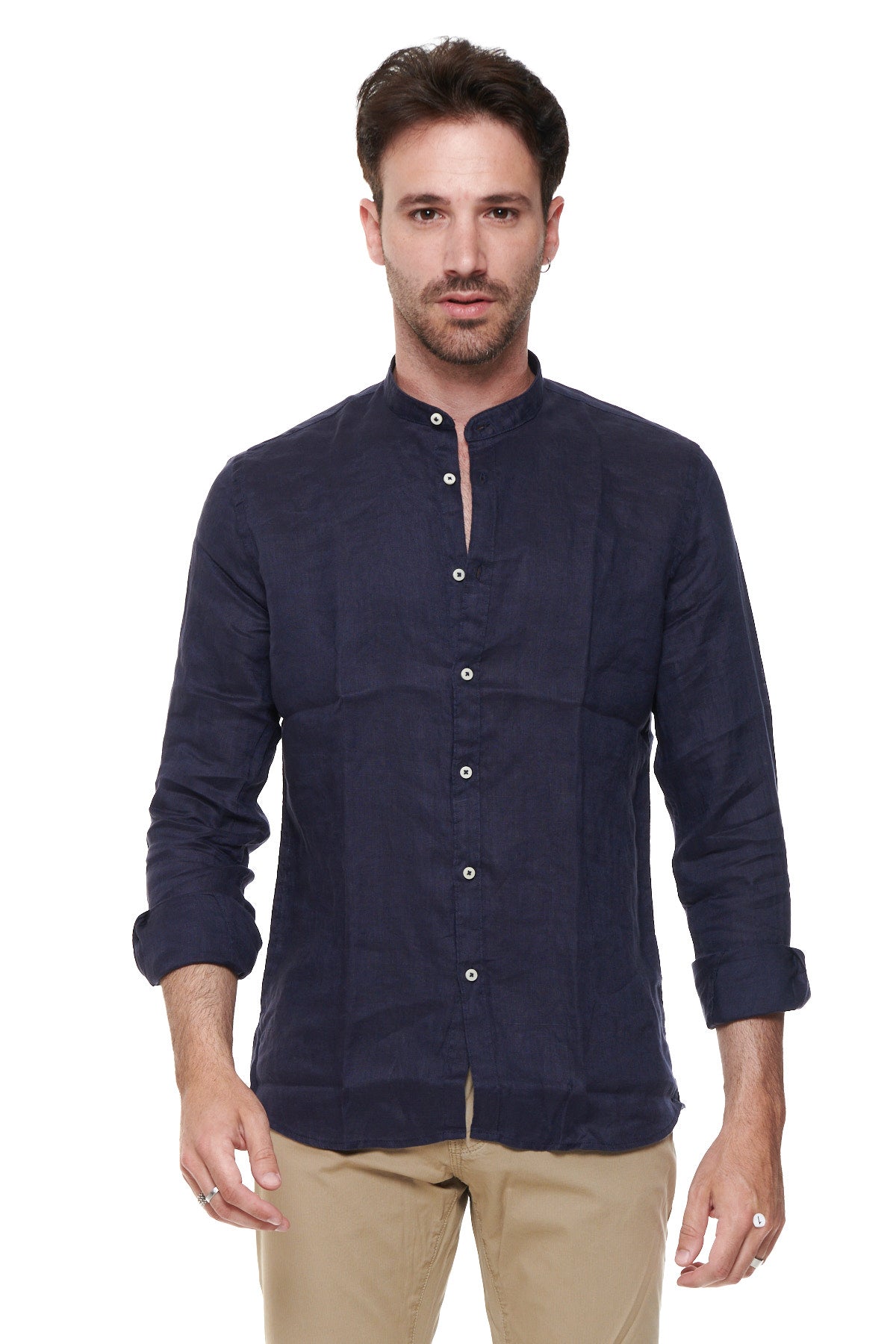 Camicia coreana Puro Lino