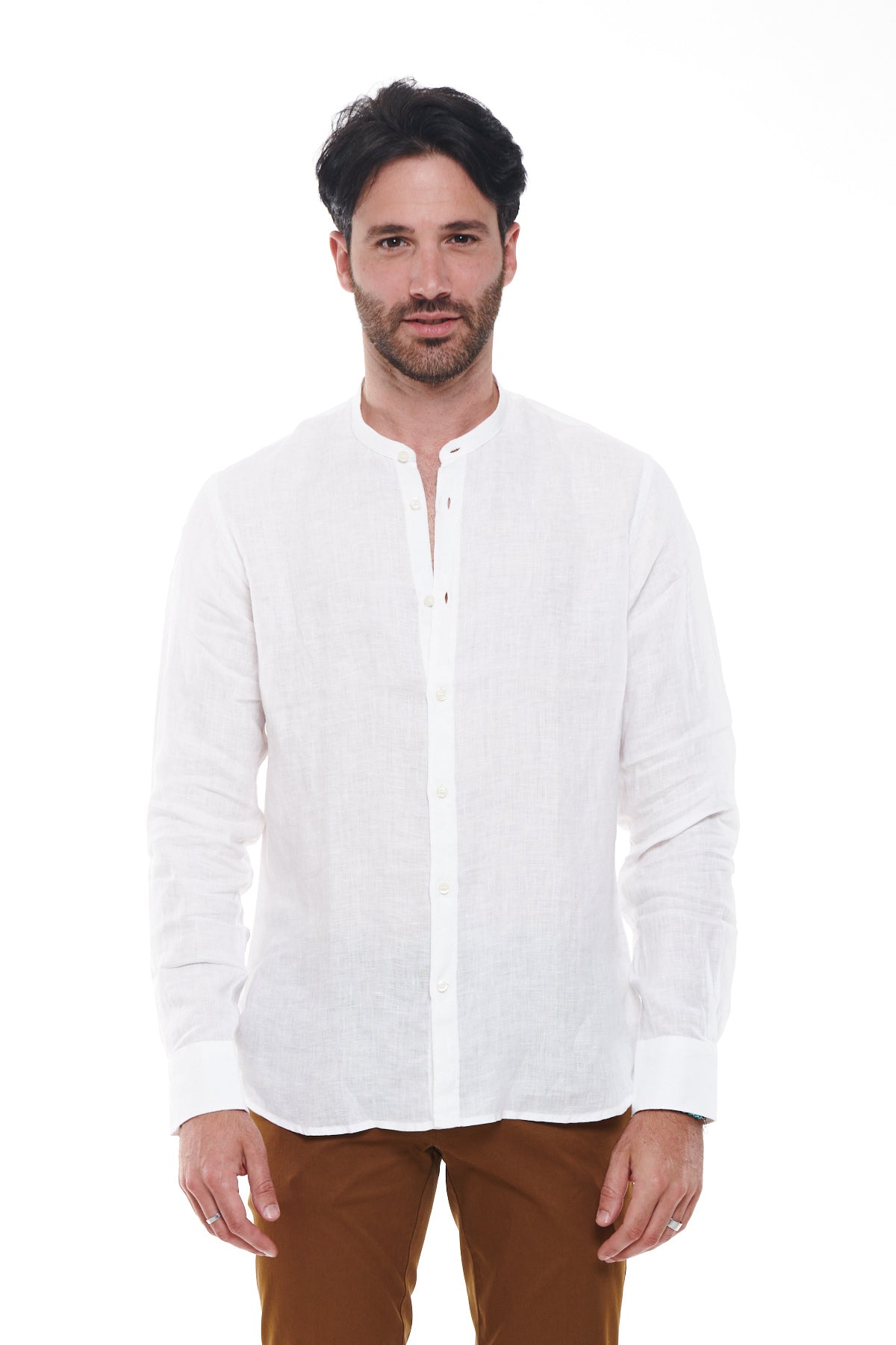 Camicia coreana Puro Lino