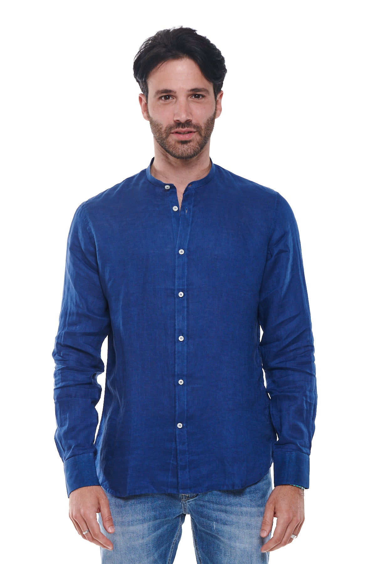 Camicia coreana Puro Lino