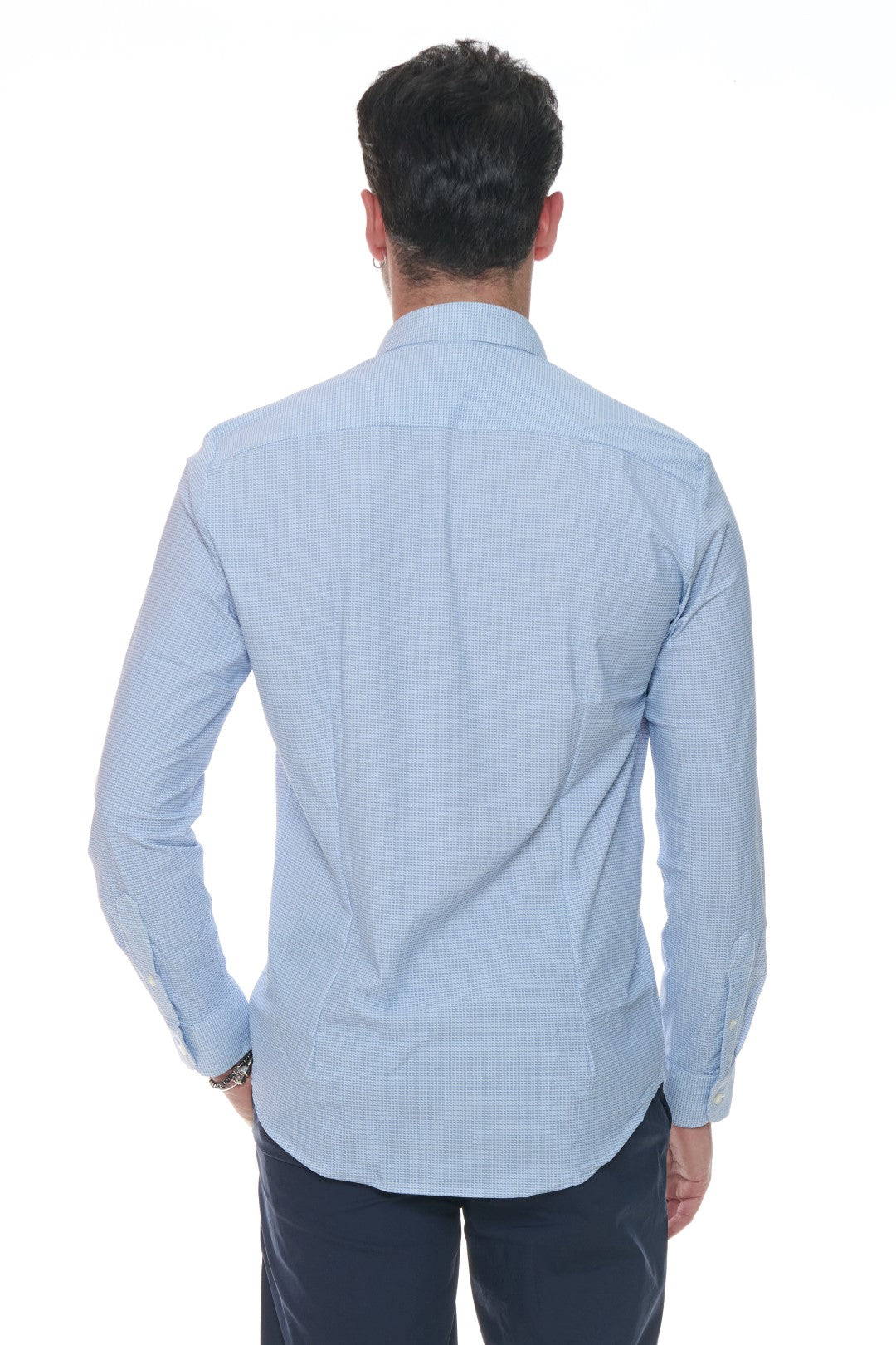 Camicia B-stretch Micro Fantasia