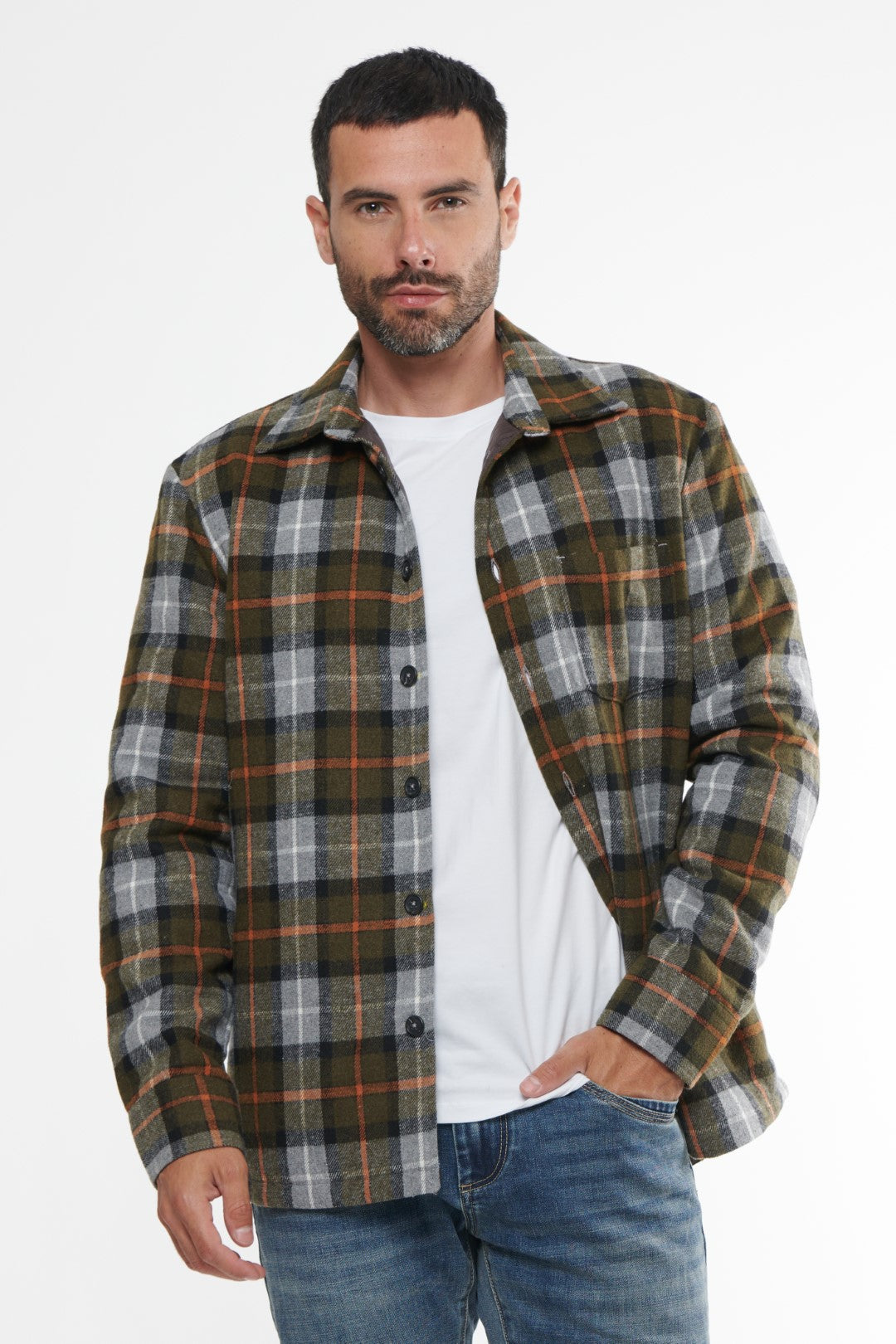 Camicia imbottita a quadri