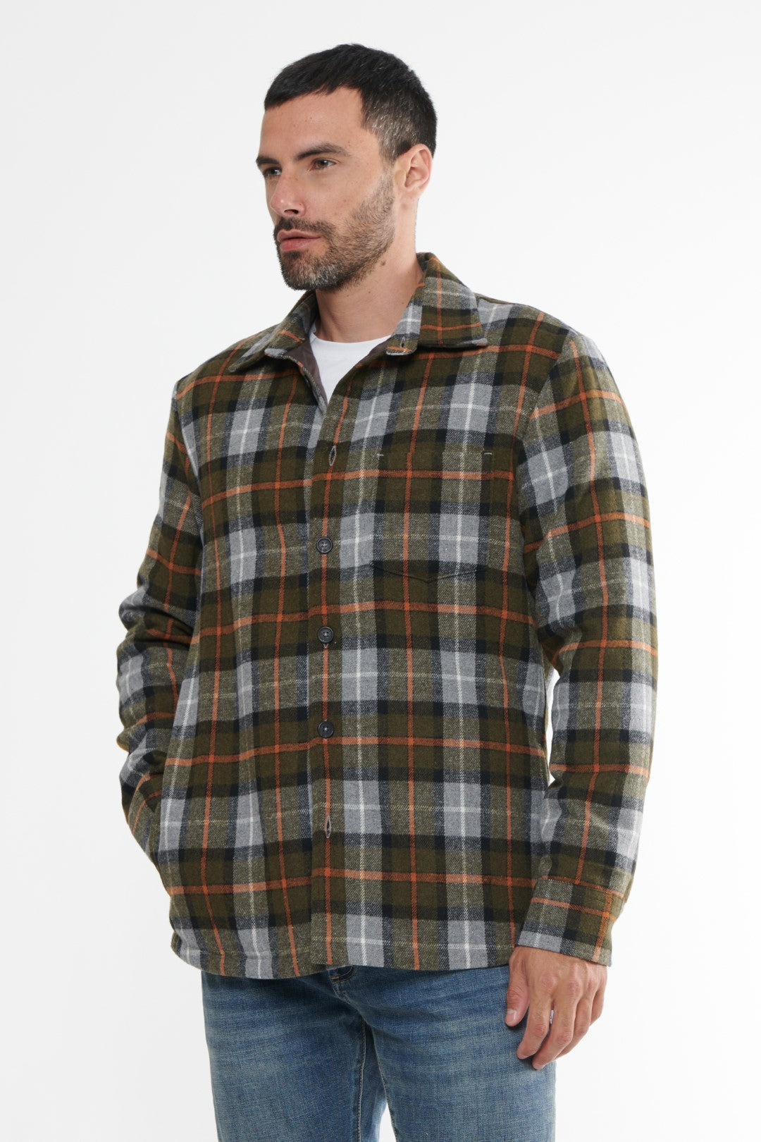 Camicia imbottita a quadri