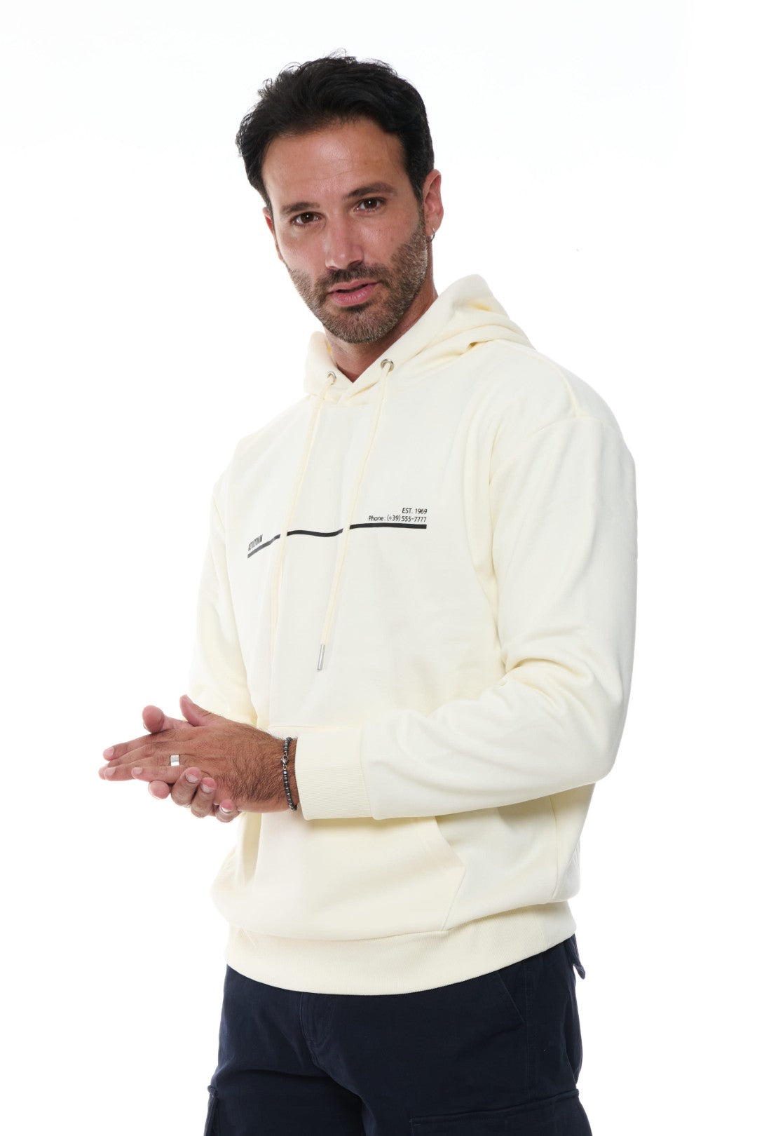 Technical Fabric Half-Neck Sweatshirt