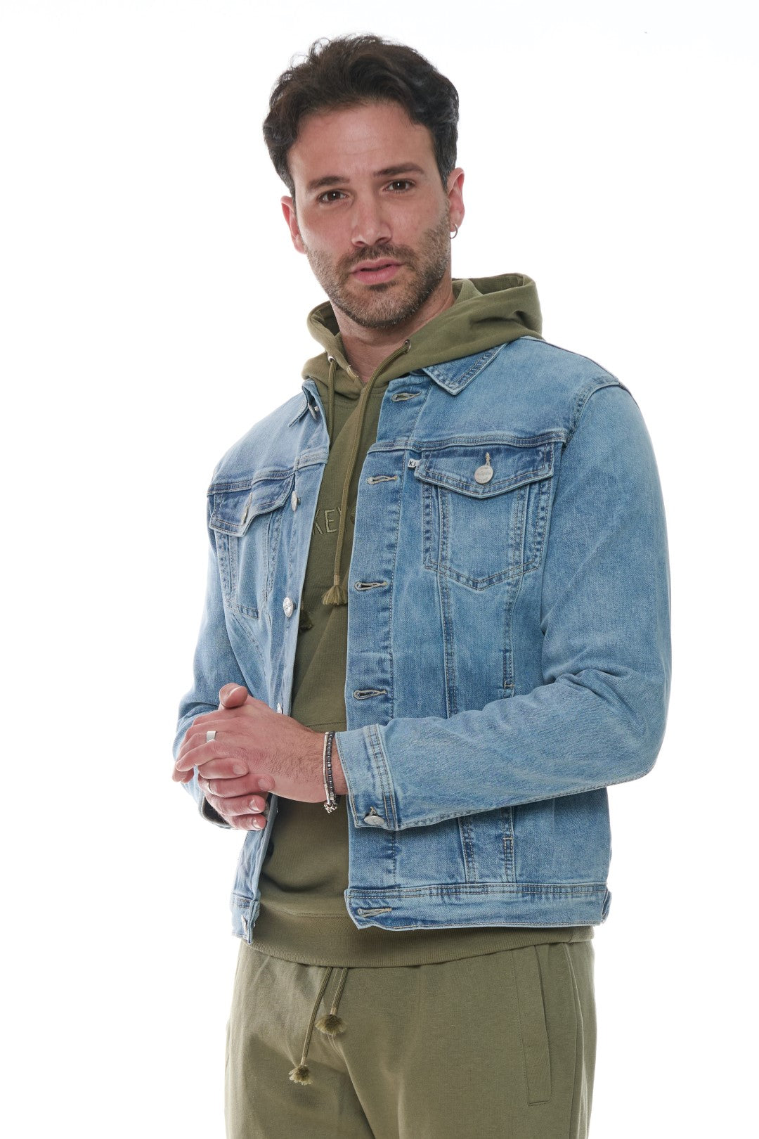 Giubbotto Denim light wash