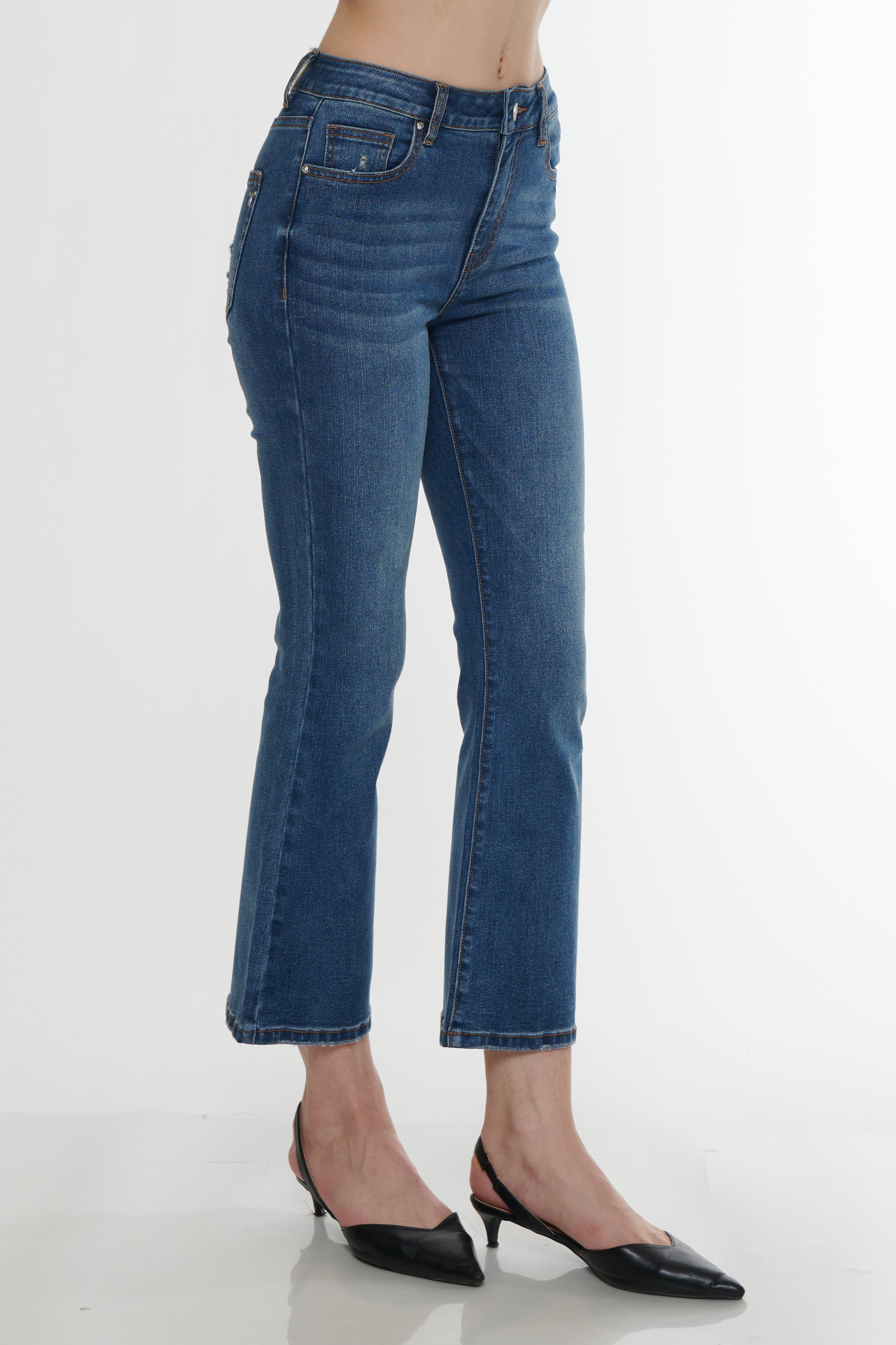 Jeans Capri a zampa