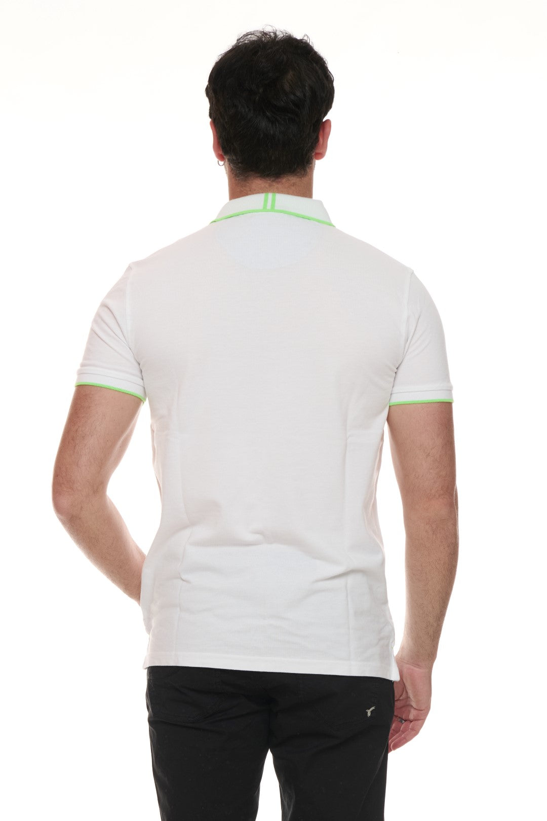 Polo con ricamo Fluo