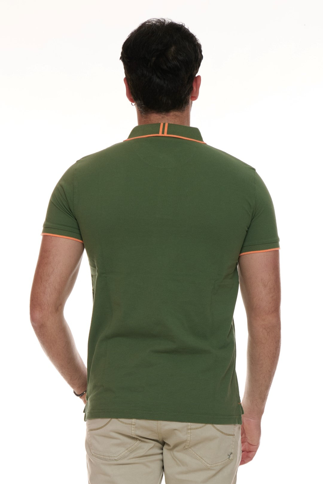 Polo con ricamo Fluo