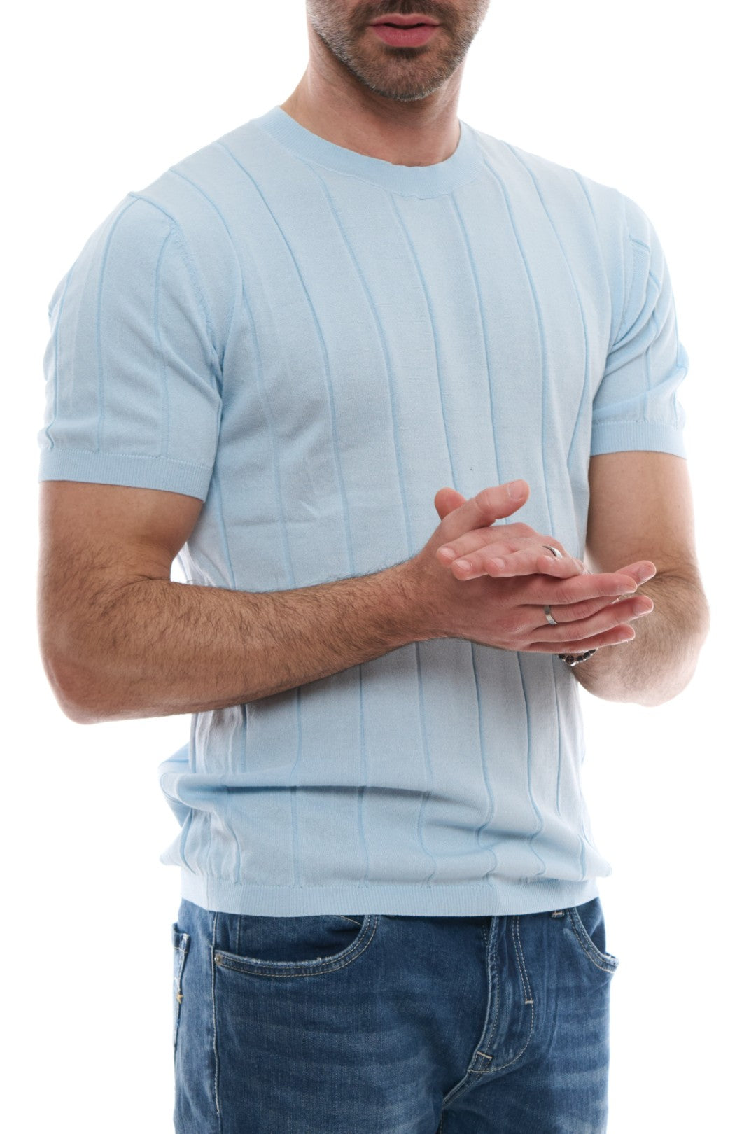 Maglia Girocollo Rigata