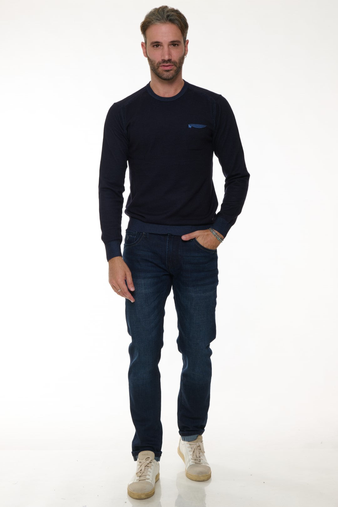 Maglia Girocollo con Taschino