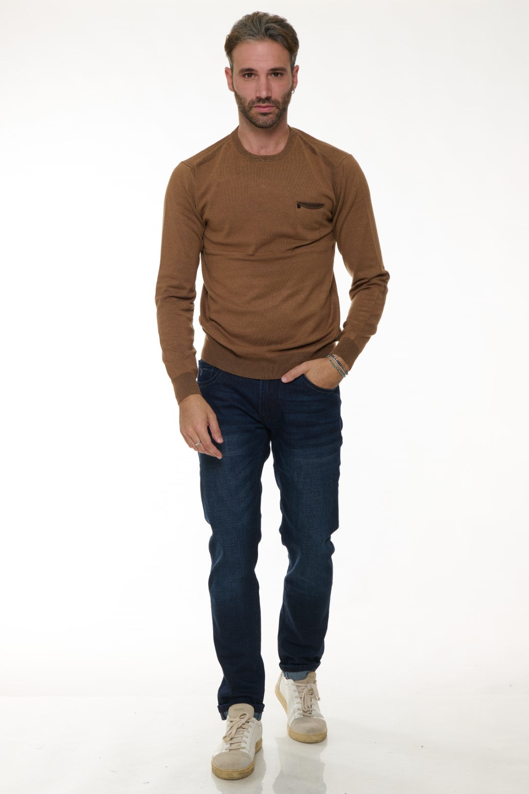 Maglia Girocollo con Taschino