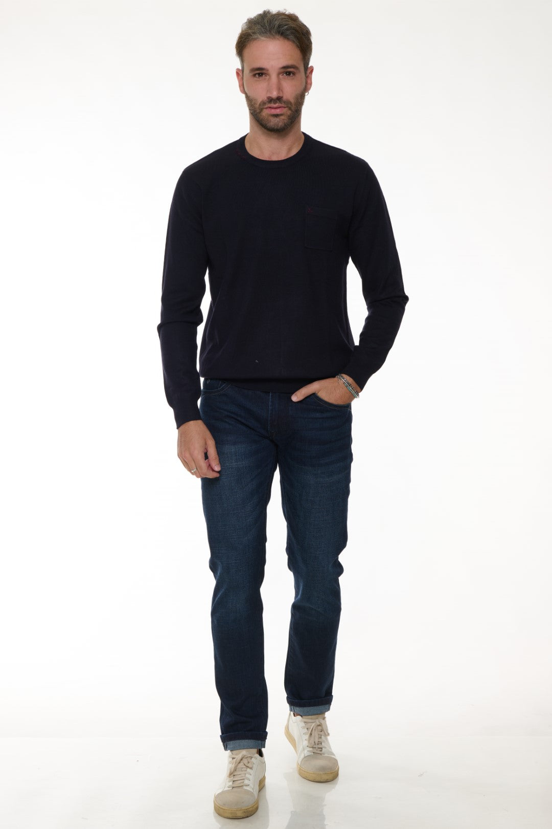 Maglia Girocollo con Taschino
