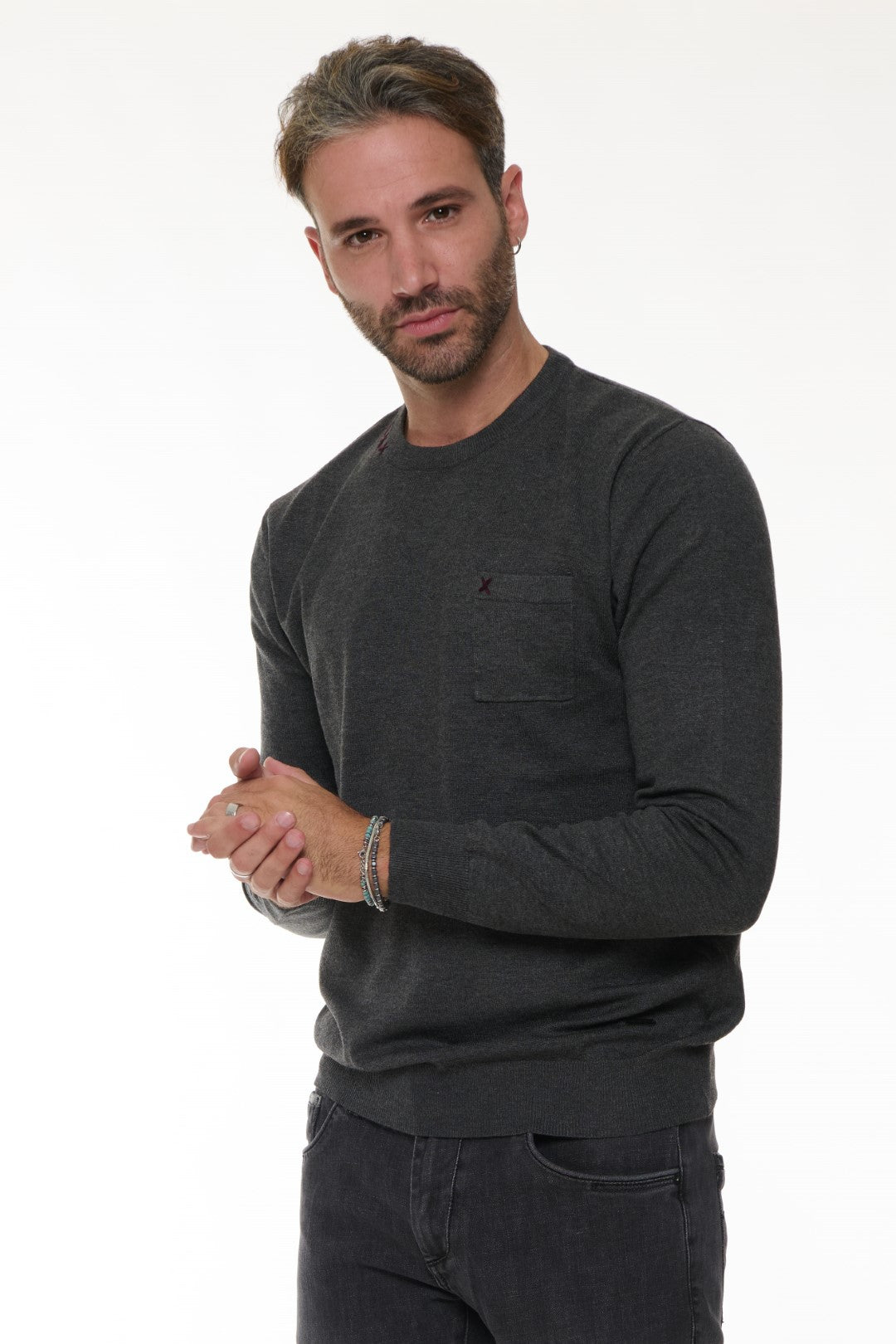 Maglia Girocollo con Taschino