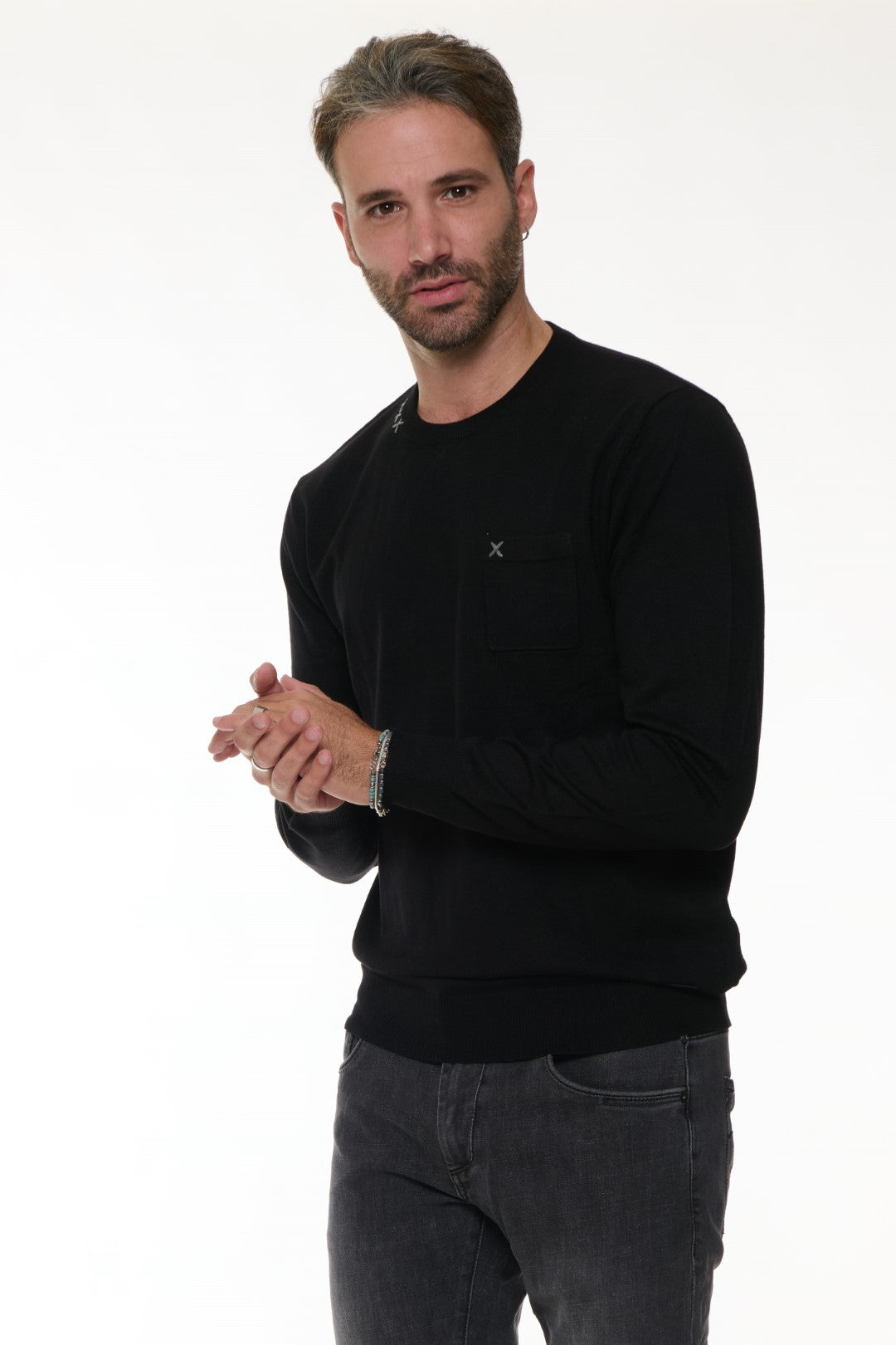 Maglia Girocollo con Taschino