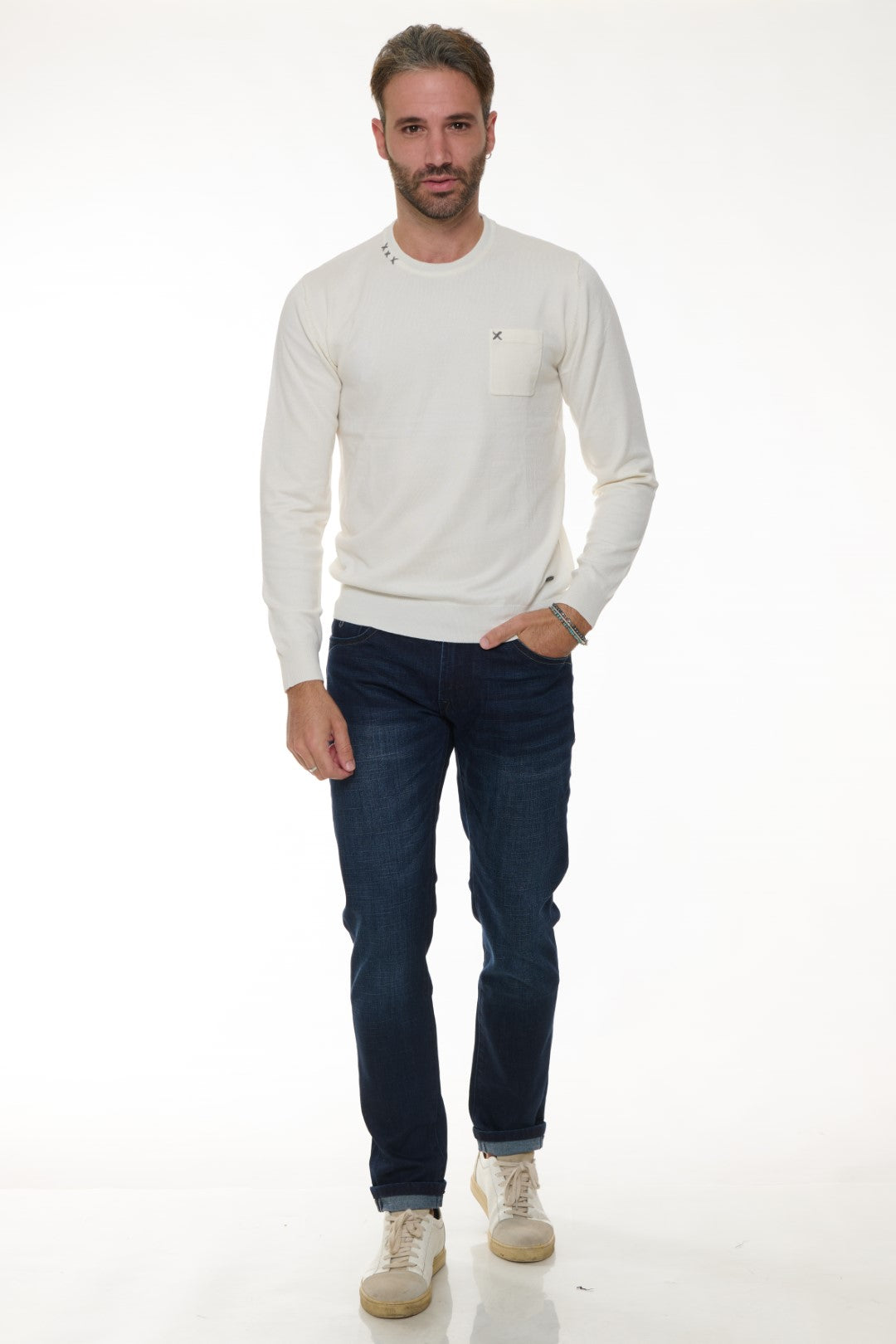 Maglia Girocollo con Taschino