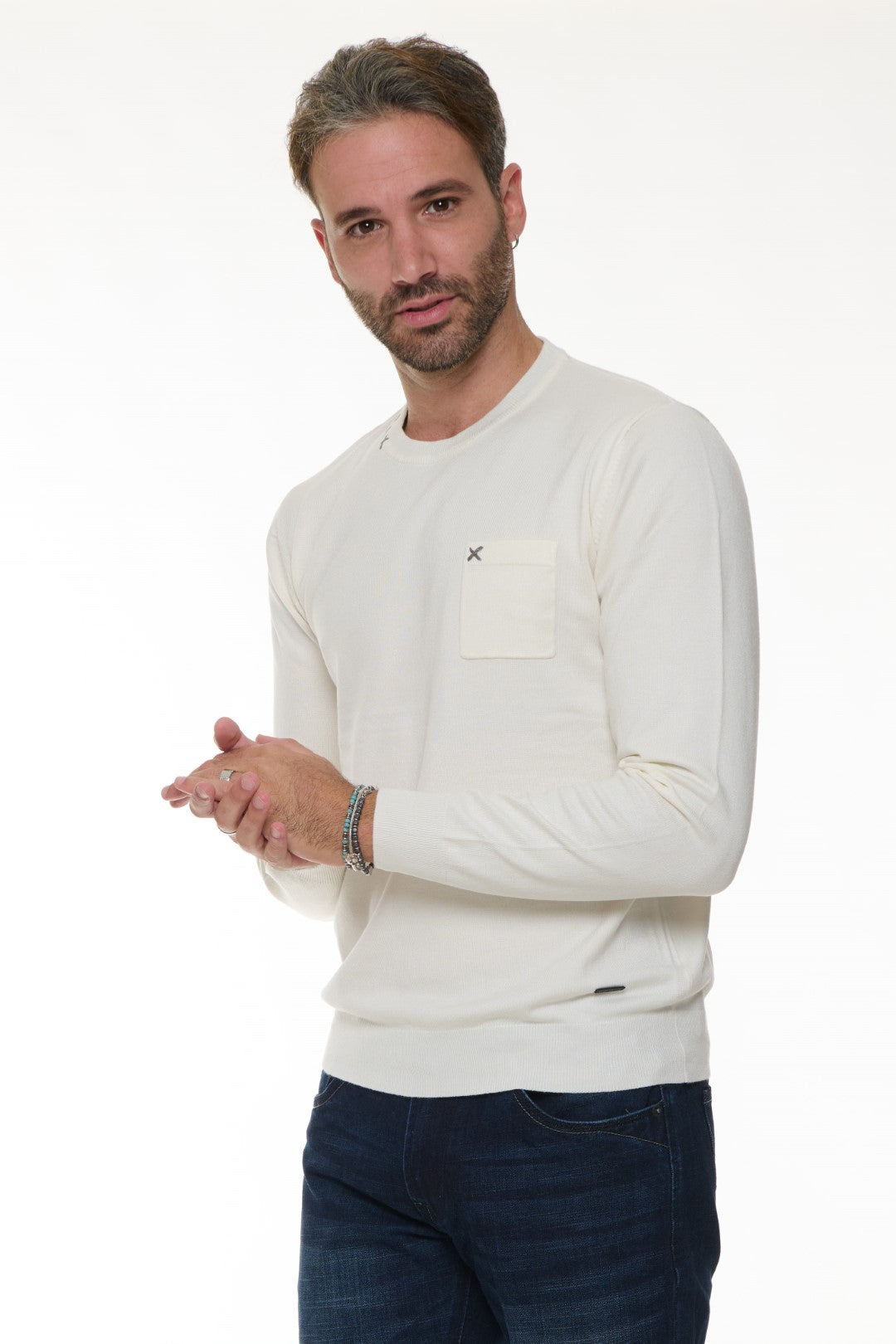 Maglia Girocollo con Taschino