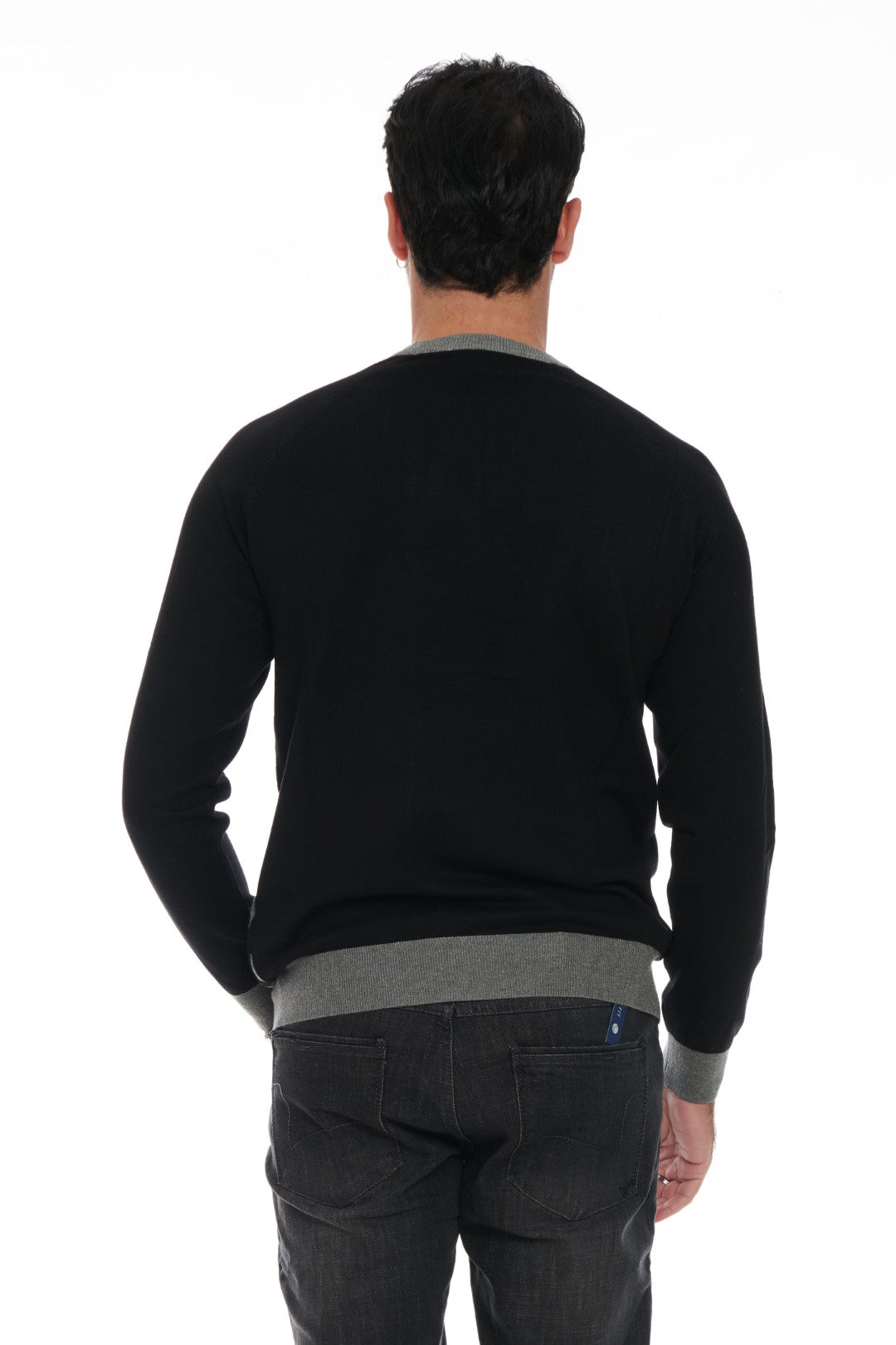 Maglia girocollo fantasia