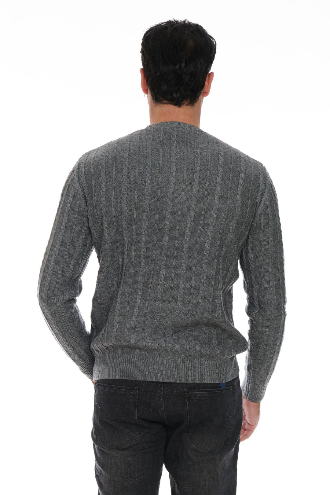 Maglia Girocollo con trecce