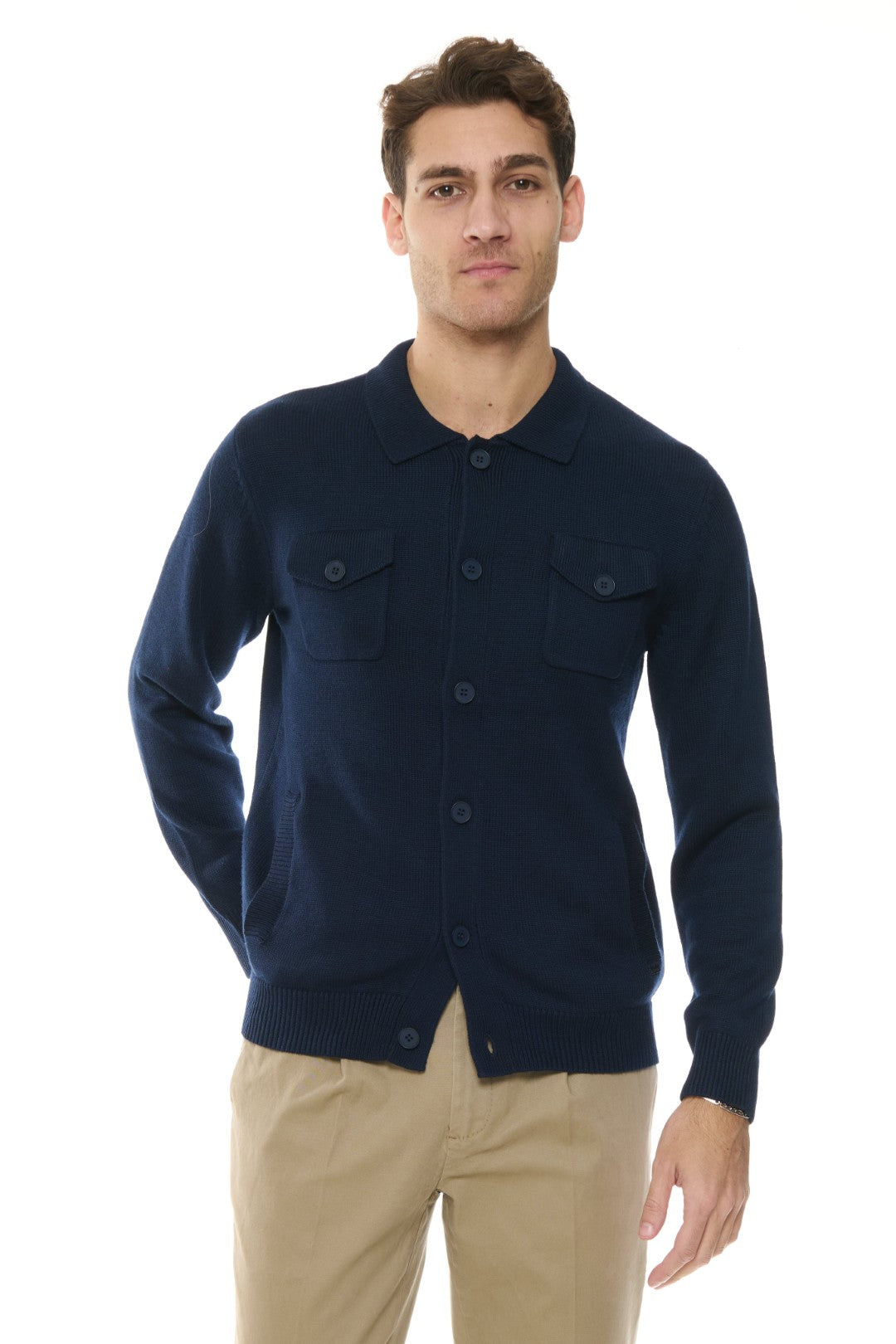 Cardigan con collo