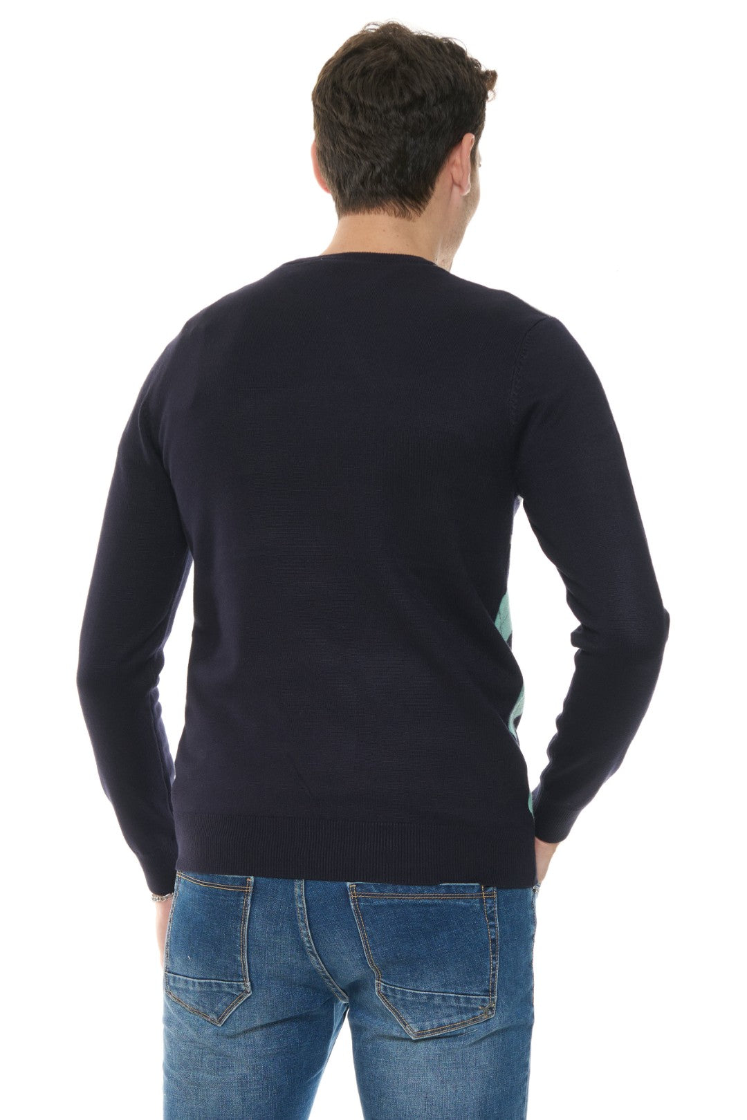 Maglia Girocollo Fantasia Geometrica