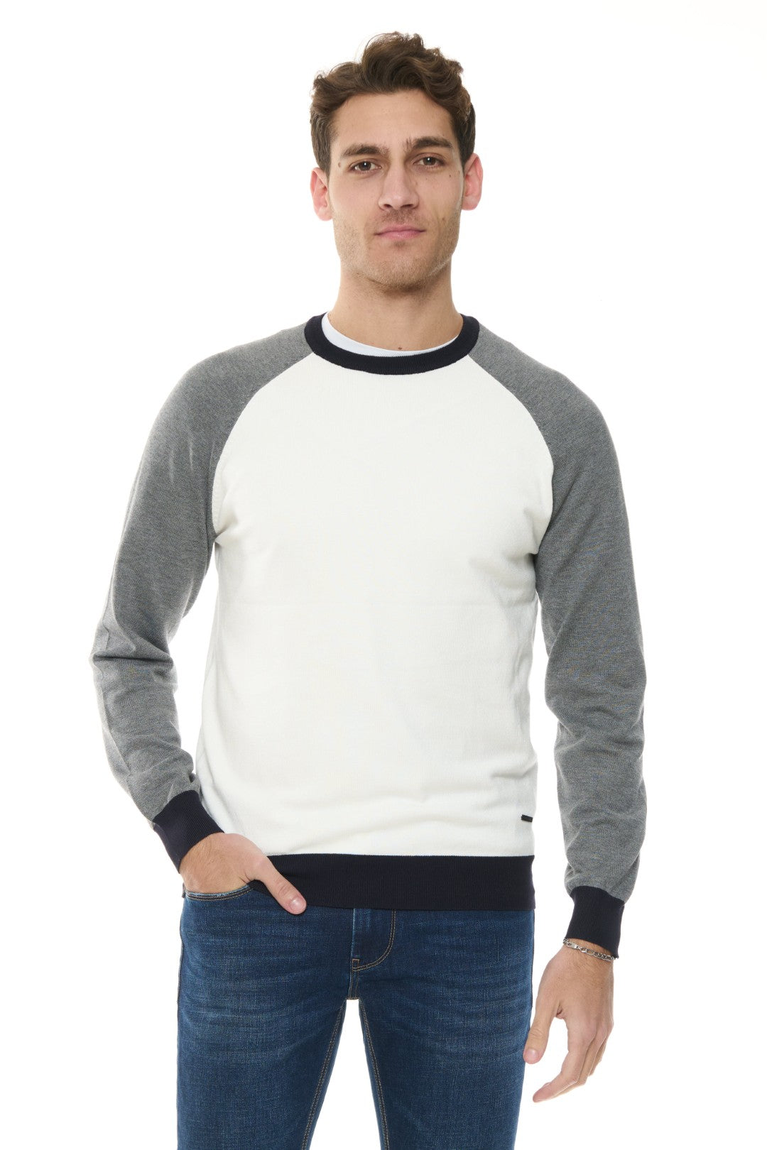 Maglia Girocollo Tricolore