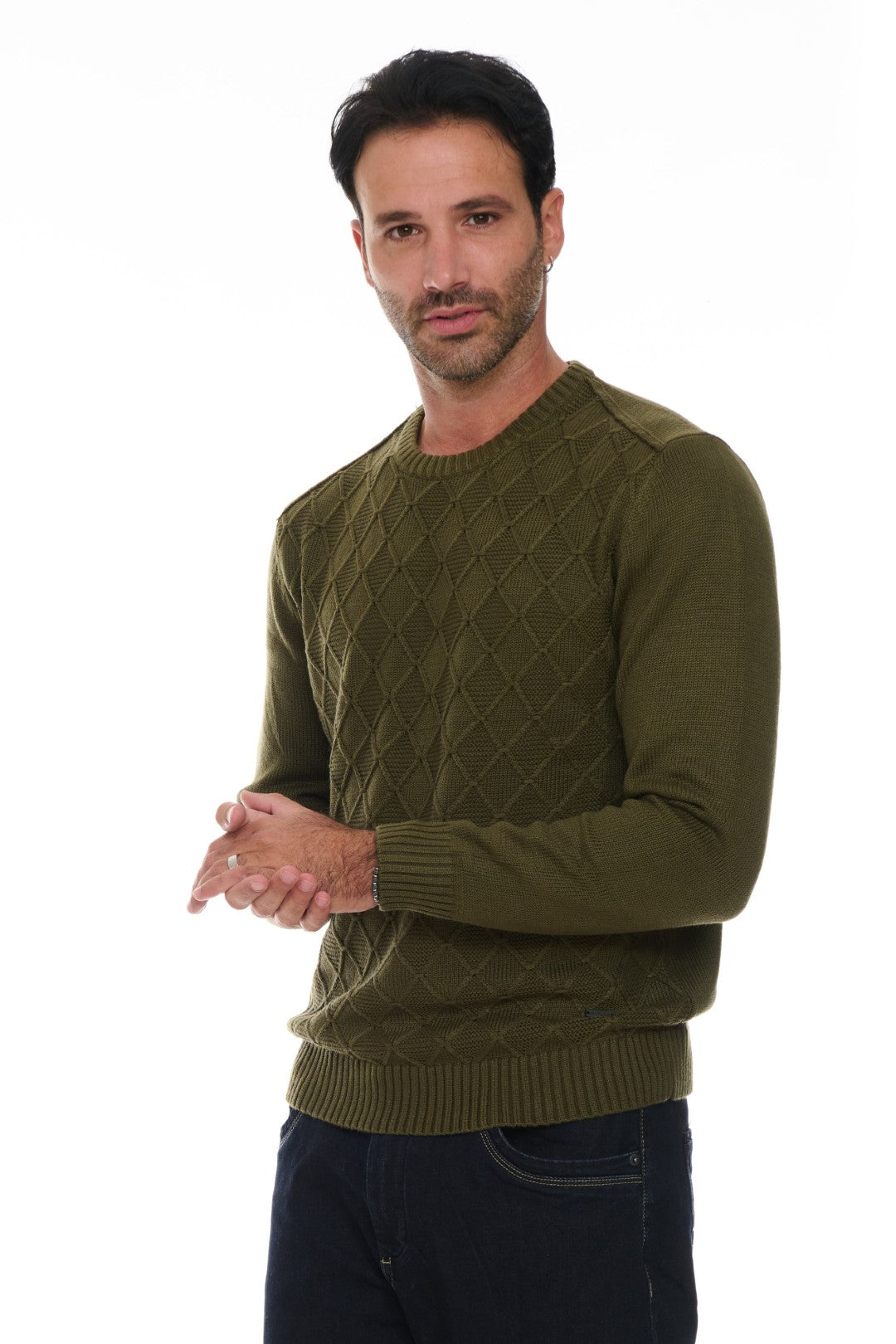 Maglia Girocollo con rombi