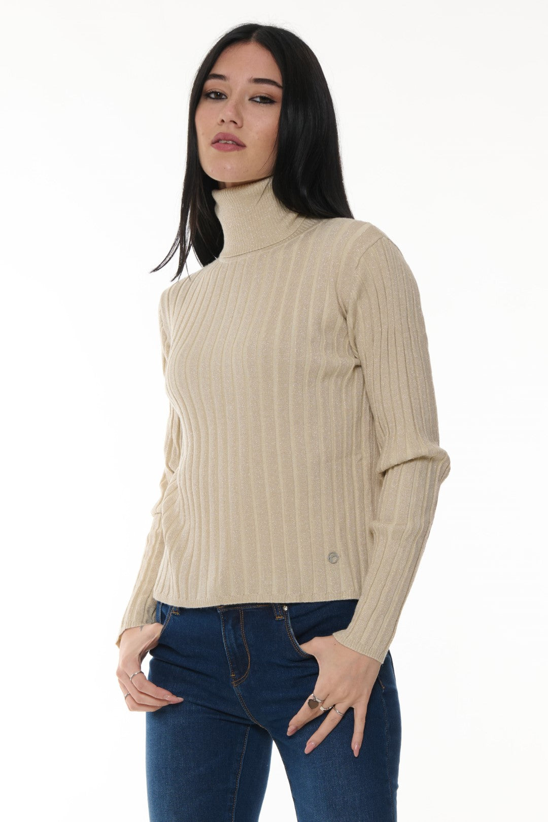 Maglia Dolcevita Lurex